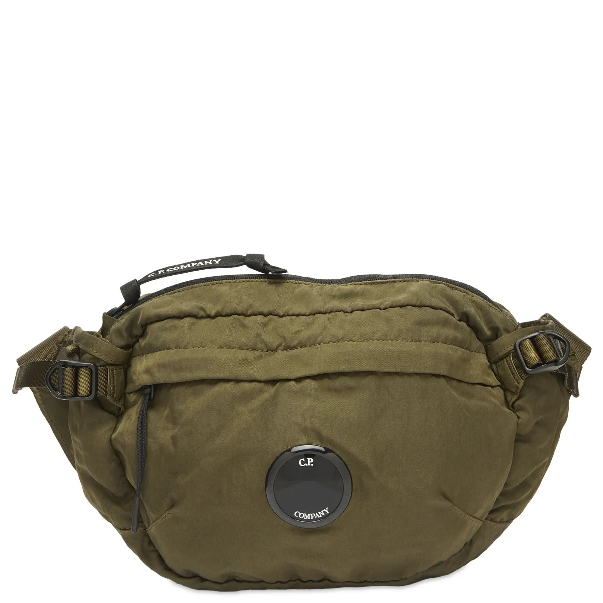 C.P. Company Men's Nylon B Waistbag Ivy Green