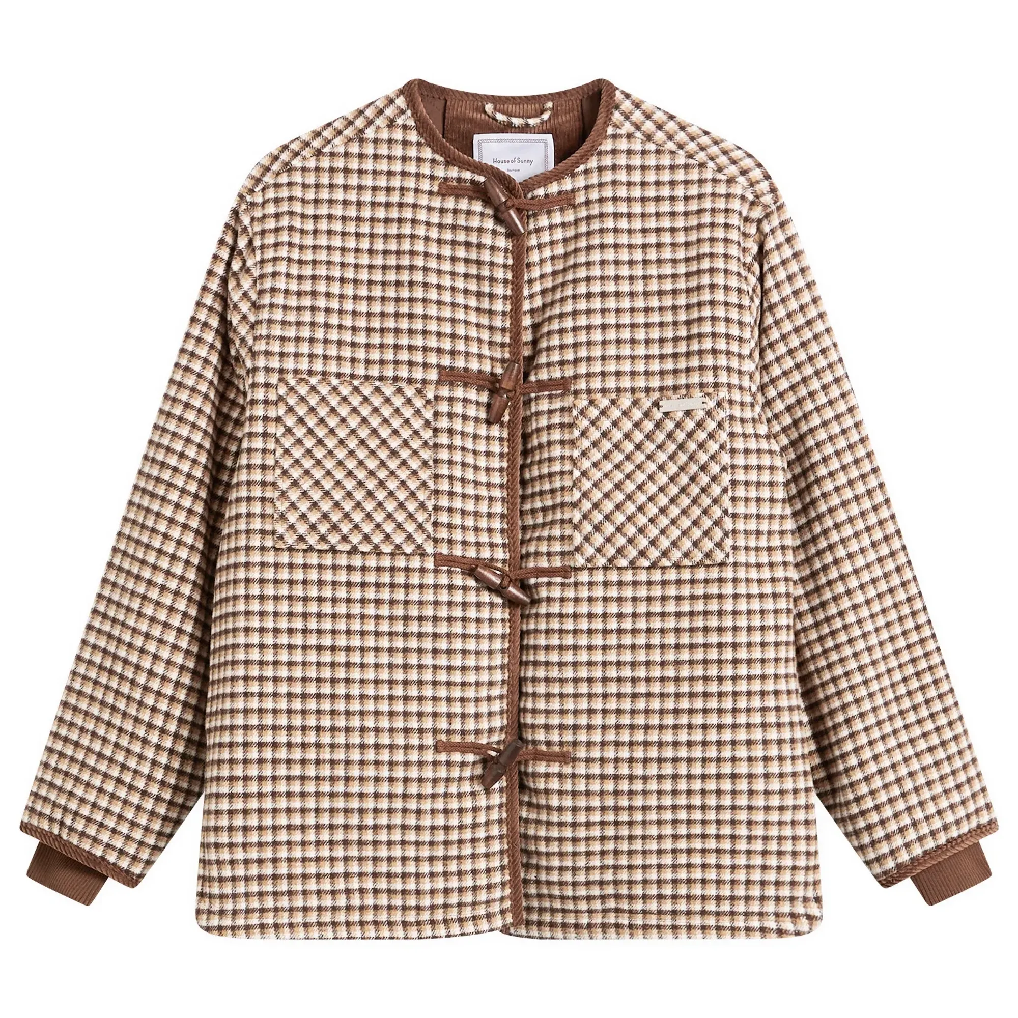 House Of Sunny Women's Retro Blanket Jacket Blonde Multi