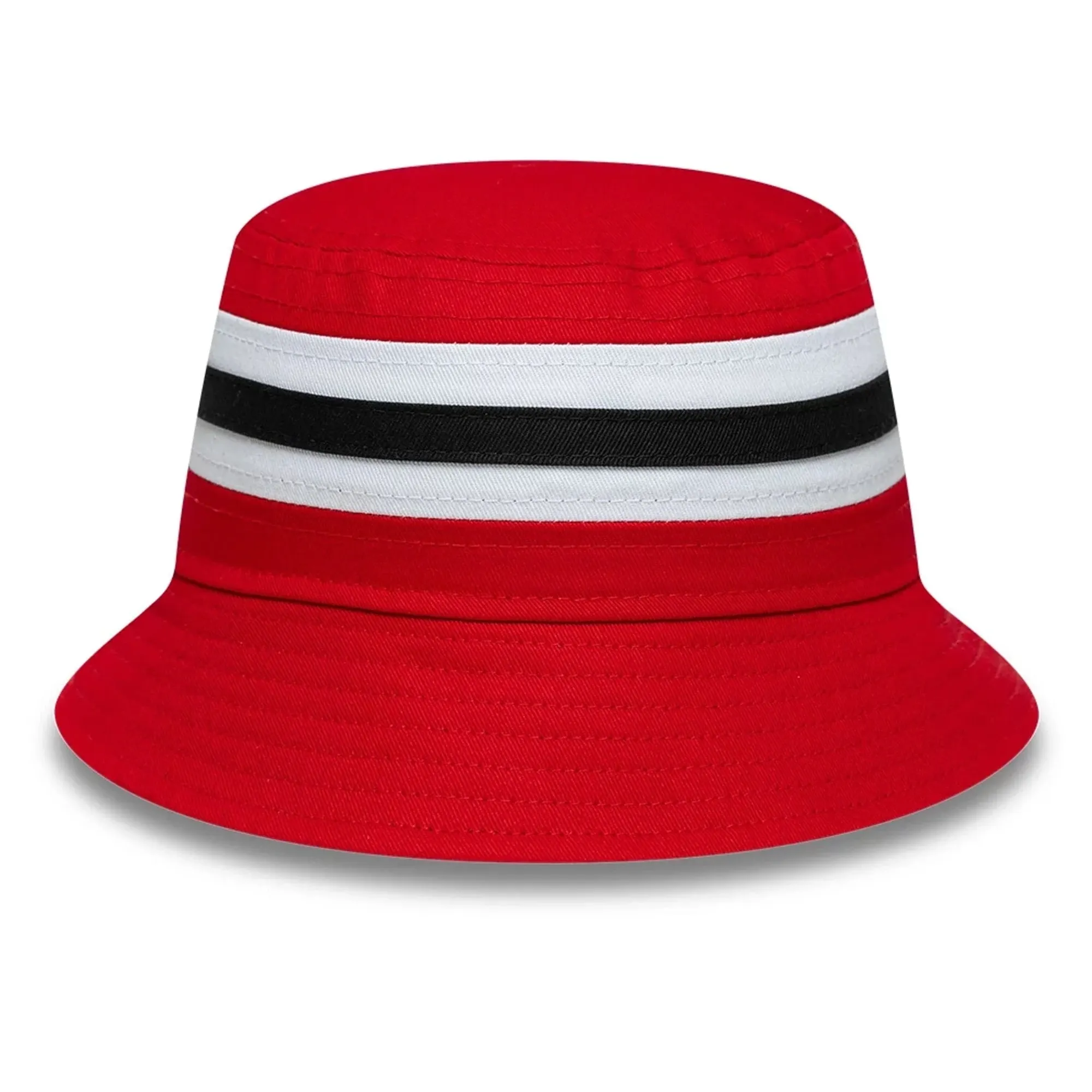 Manchester United FC Infant Stripe Red Bucket Hat New Era Cap adult unisex