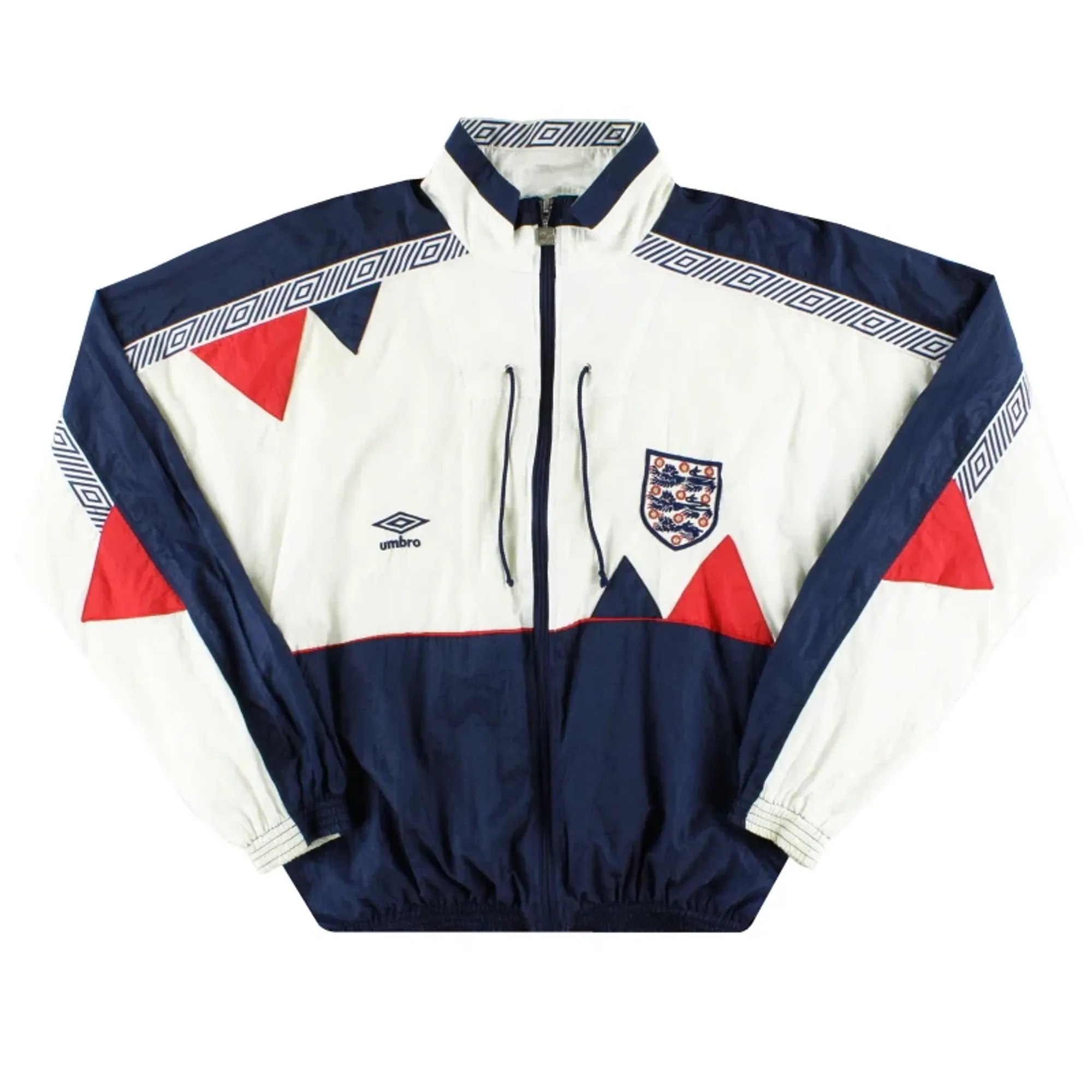 1990-92 England Umbro Shell Jacket Y - England / Excellent 