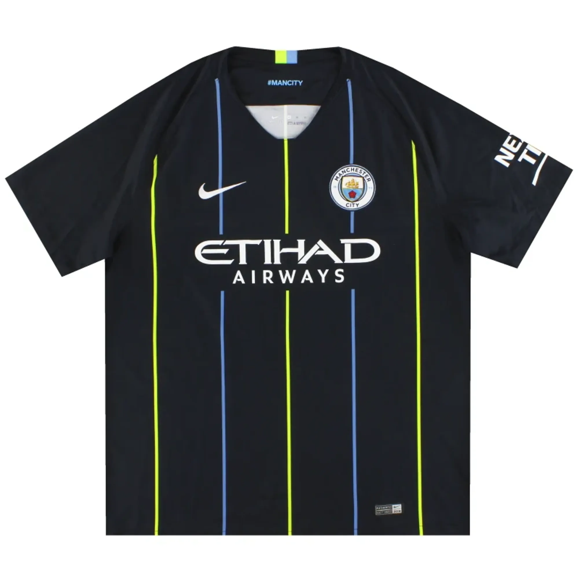 2018-19 Manchester City Nike Away Shirt XL - Manchester City / Excellent 