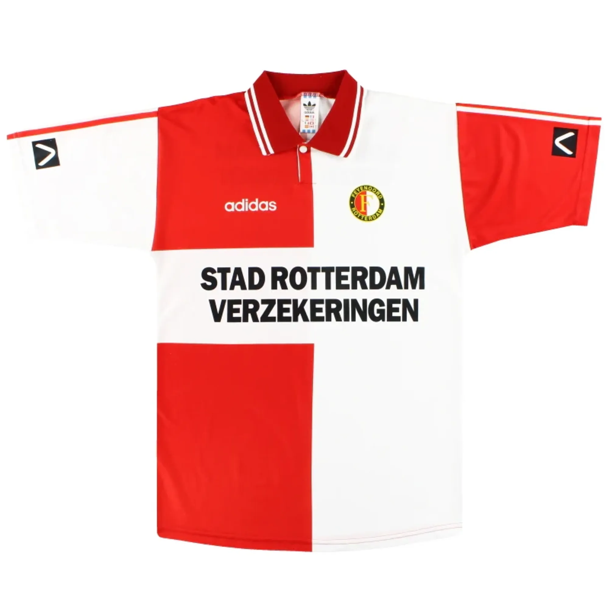 1994-96 Feyenoord adidas Home Shirt L - Feyenoord / Excellent 