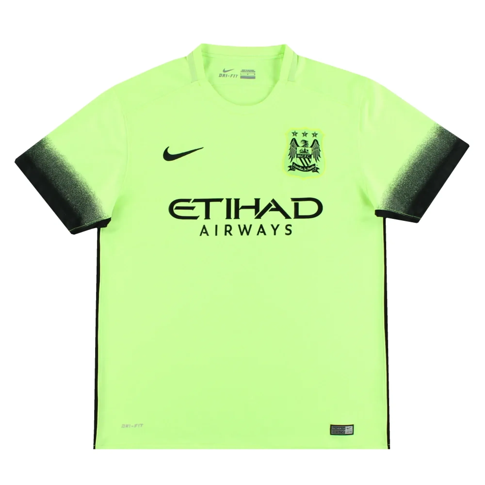 2015-16 Manchester City Nike Third Shirt L - Manchester City / Excellent 