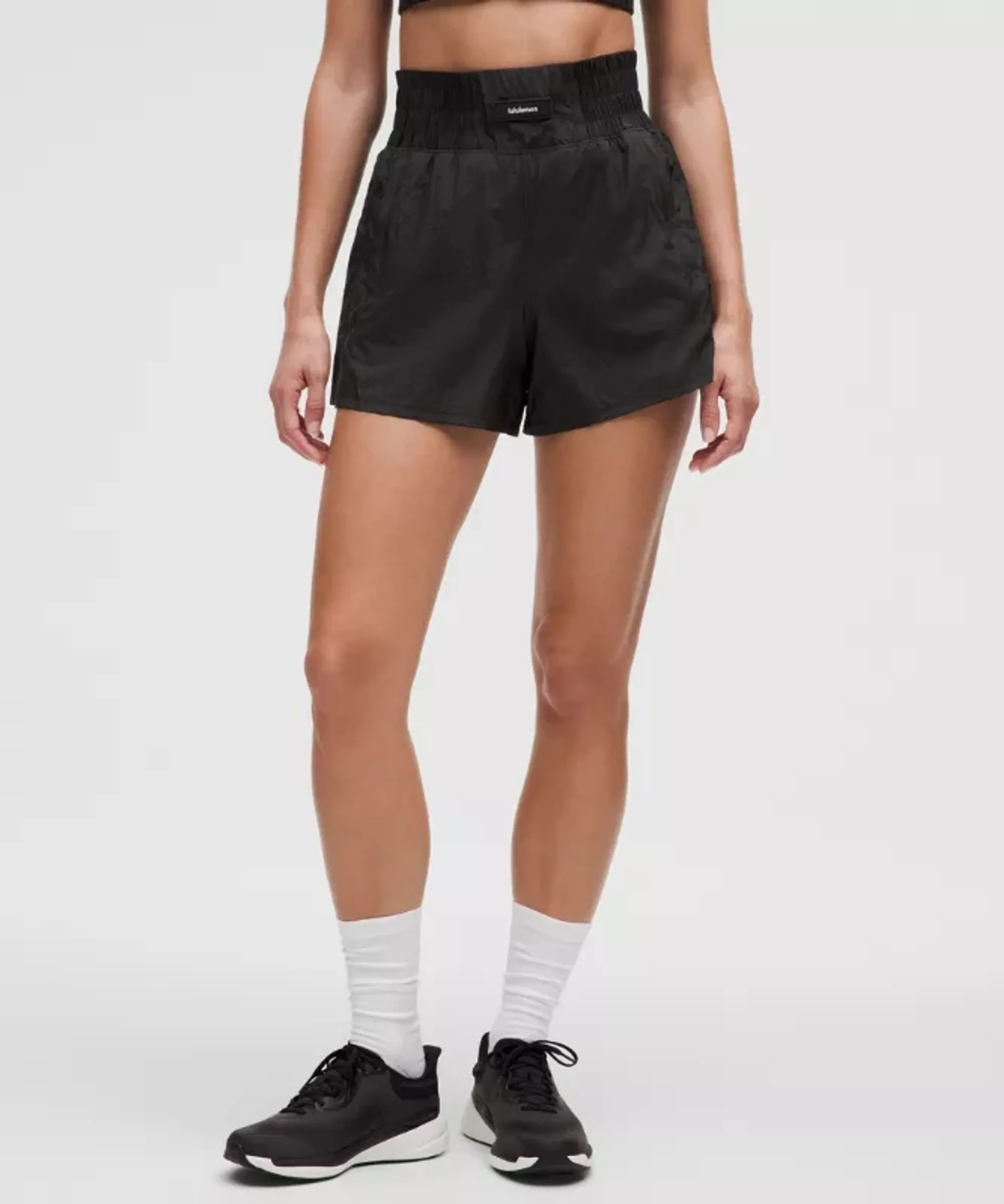 lululemon – Women's Lightweight Super-High-Rise Training Shorts – 4" – Color Black – Size 0