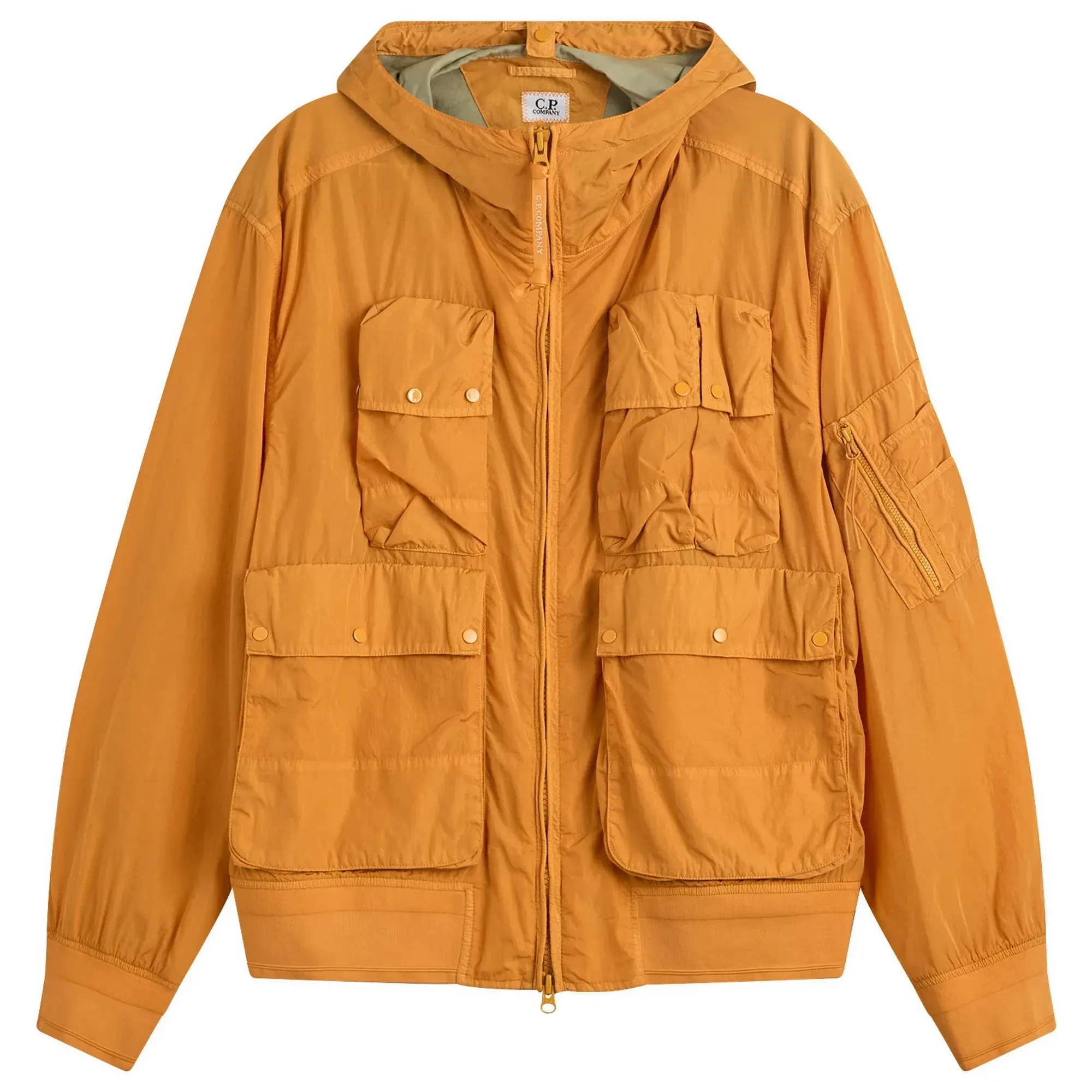 C.P. Company Men's Chrome-R Goggle Jacket Desert Sun