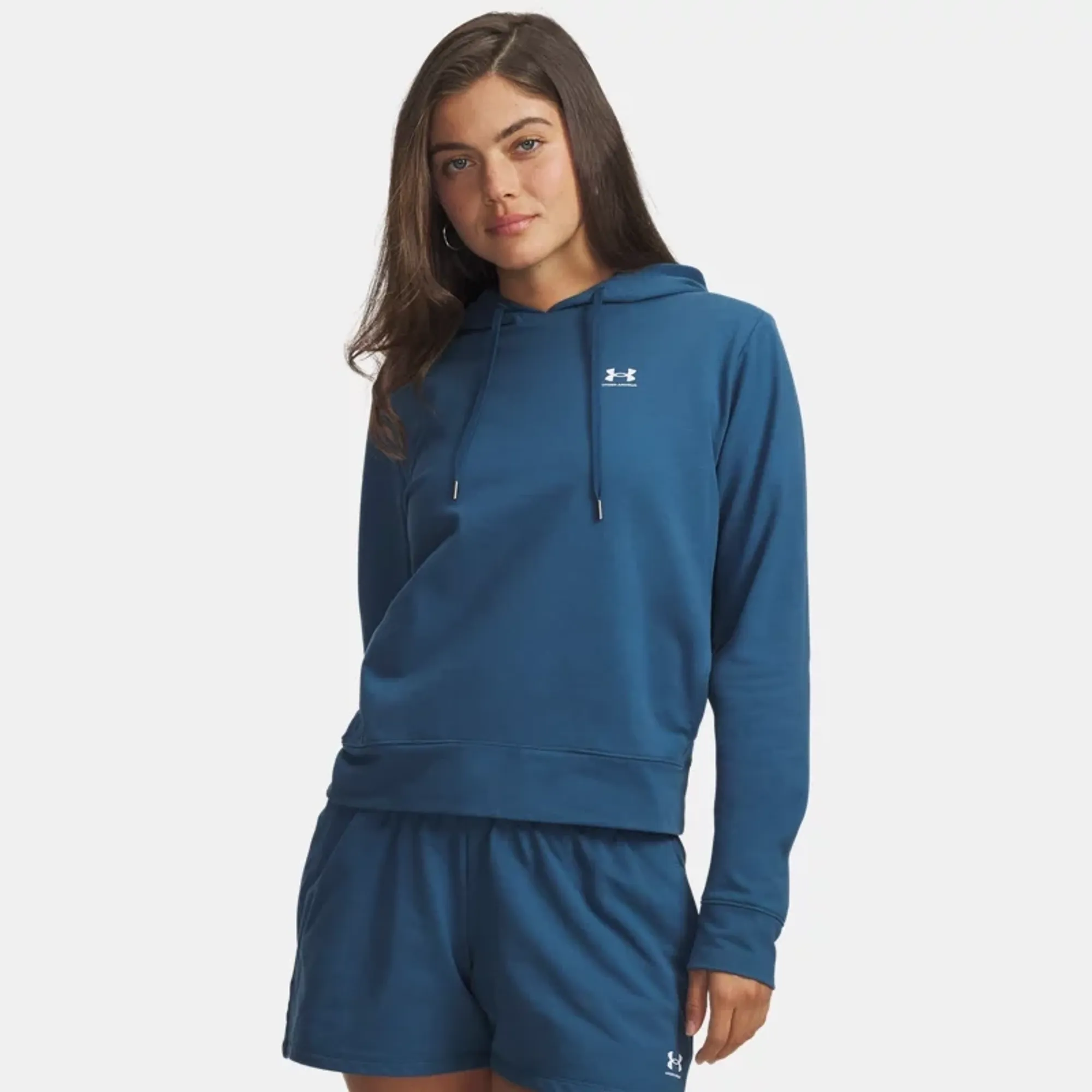 Under Armour  Sport Terry Women's Hoodie Wham Blue / White L