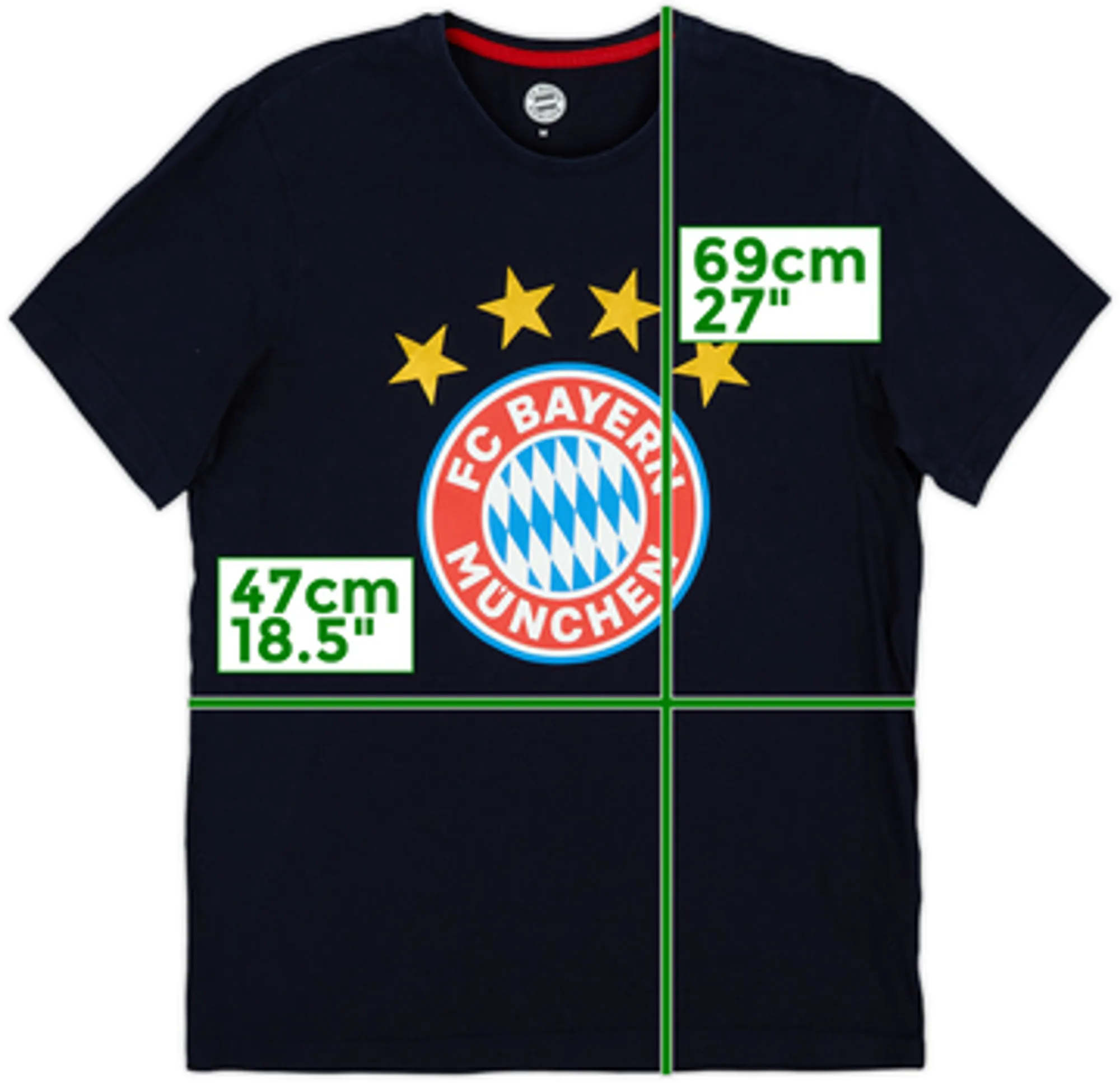 2000s Bayern Munich Cotton Tee - 9/10 - (M)