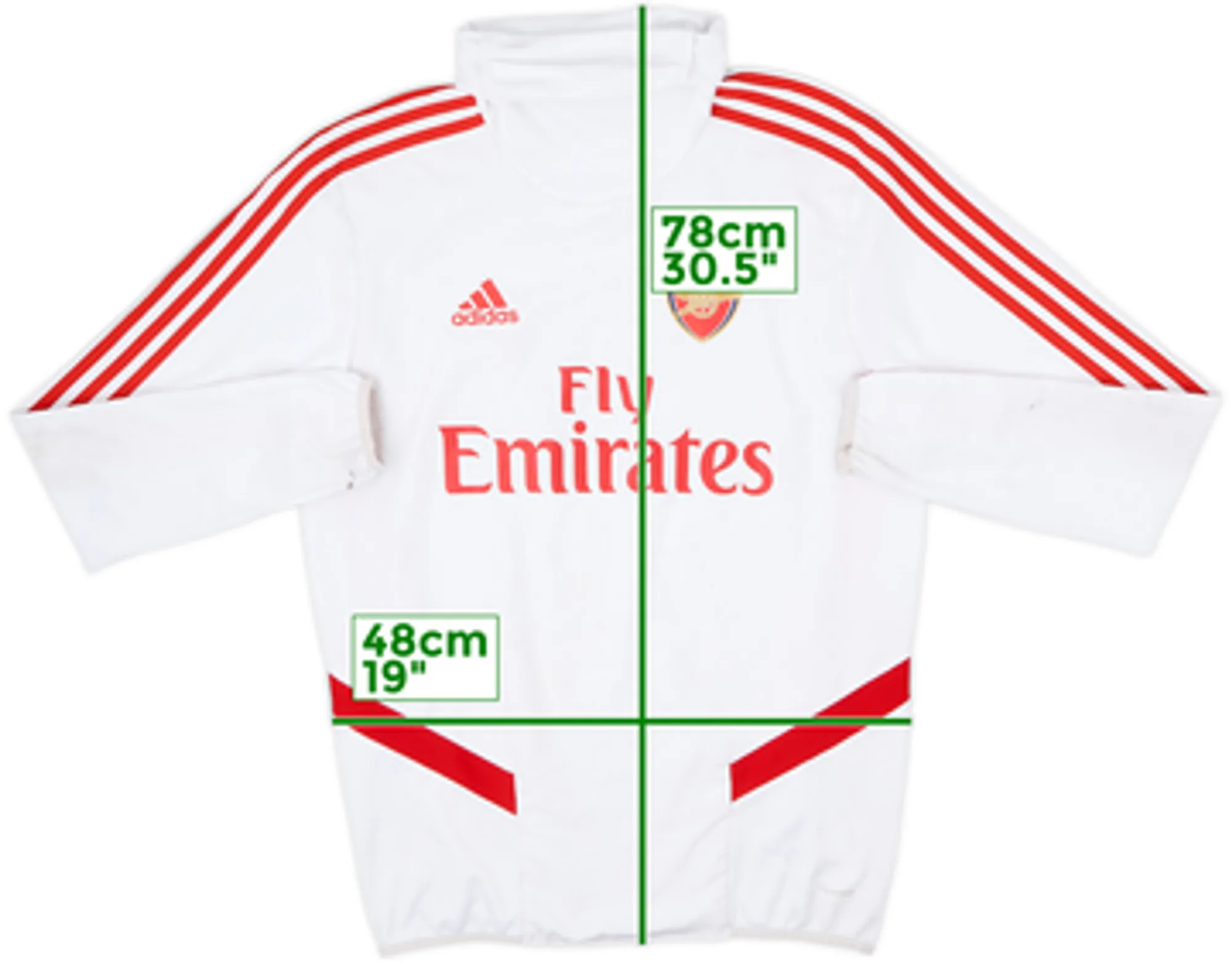 2019-20 Arsenal adidas Drill Top - 6/10 - (S)