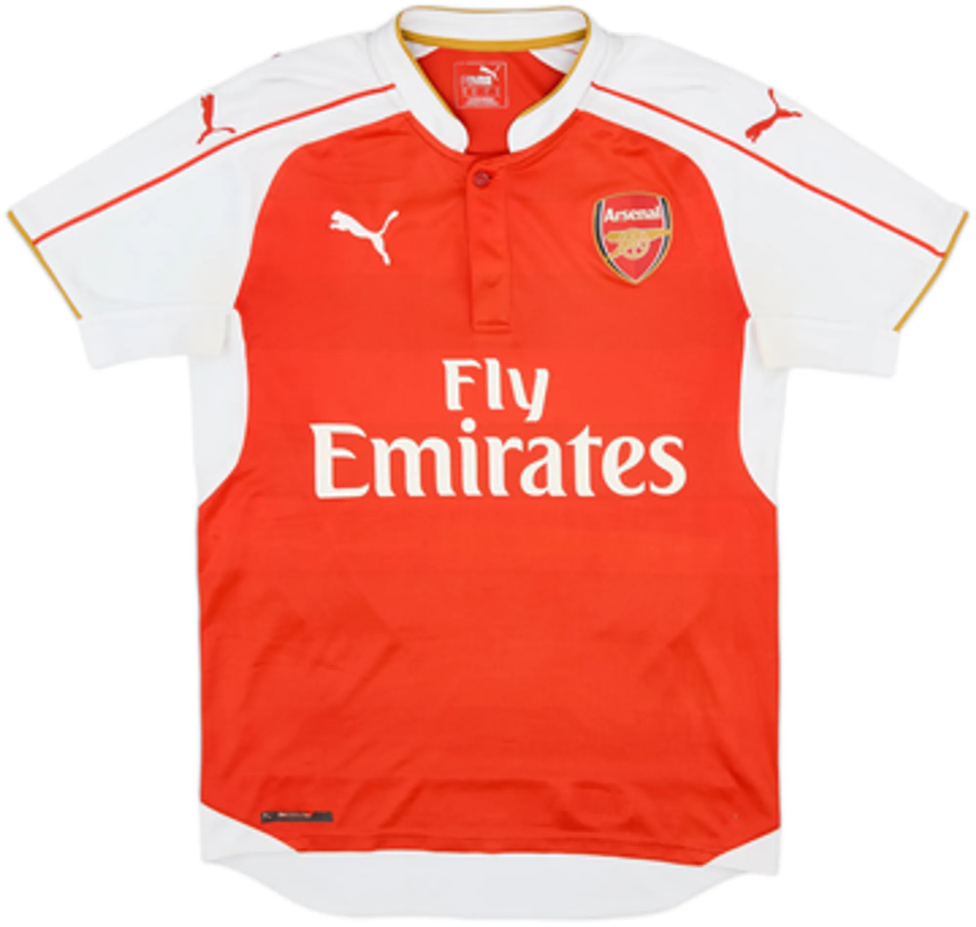 2015-16 Arsenal Home Shirt Arteta #8 - 5/10 - (XL)