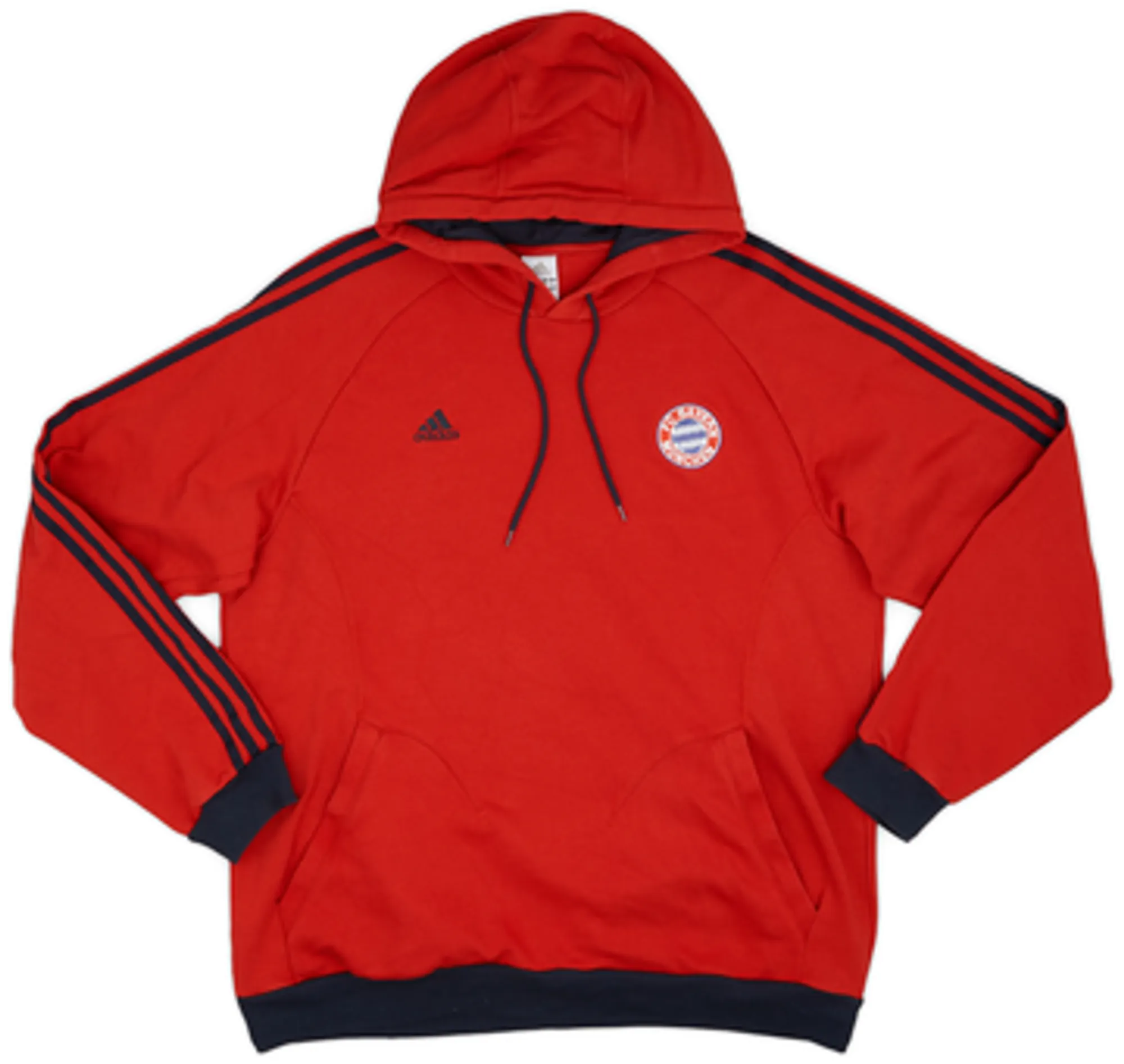 2007-08 Bayern Munich adidas Hooded Sweat Top - 9/10 - (XL)