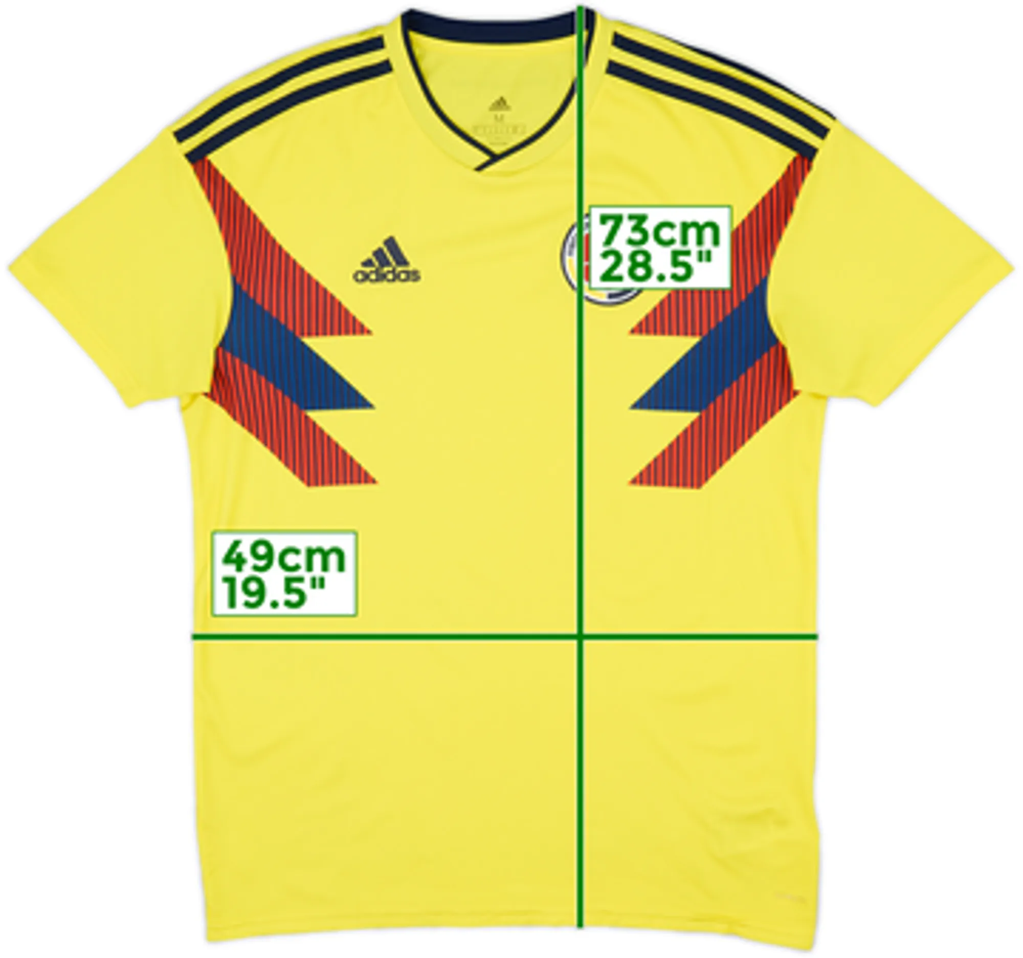 2018-19 Colombia Home Shirt - 10/10 - (L.Boys)