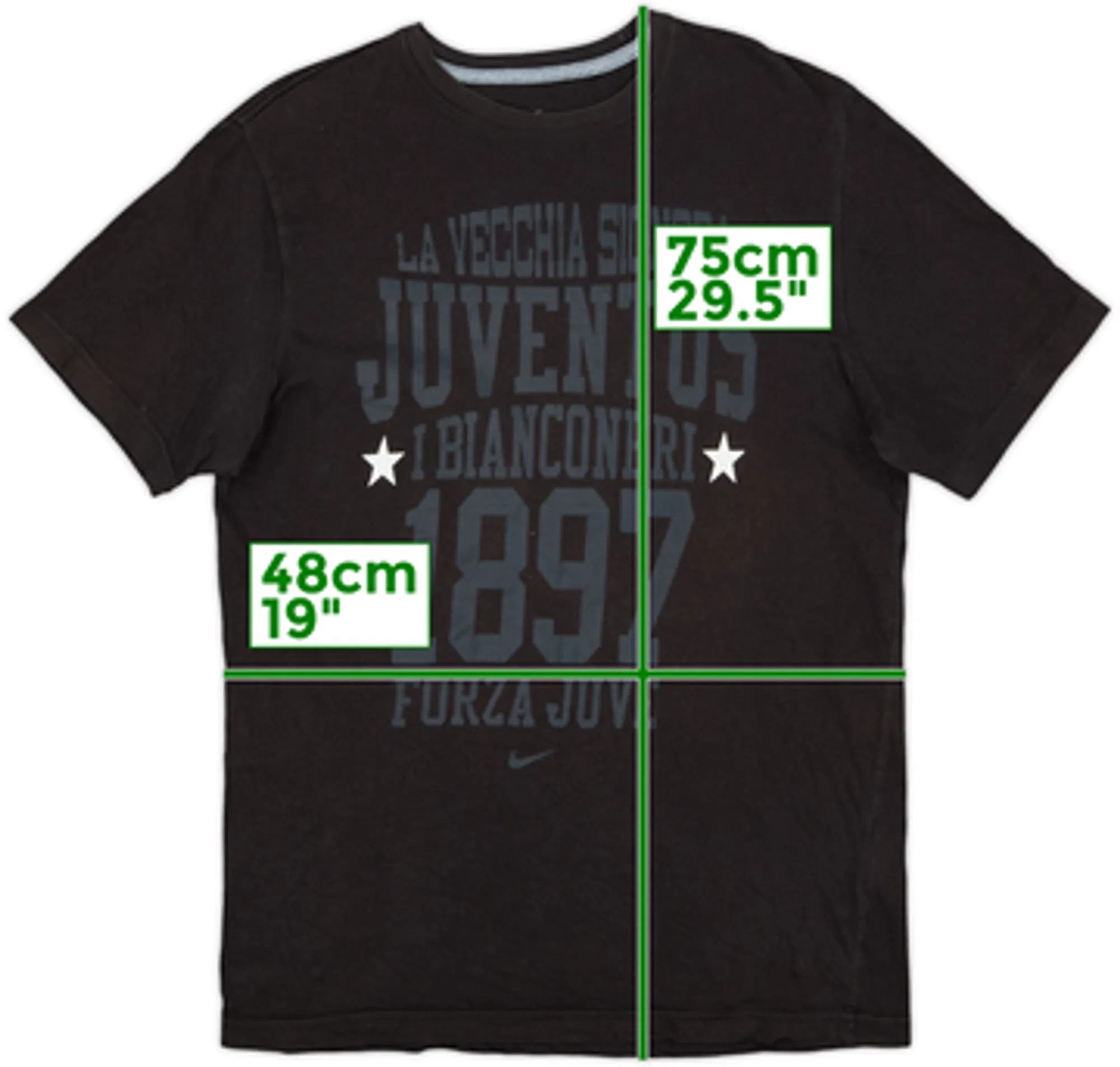 2010-11 Juventus Nike Cotton Tee - 8/10 - (L)