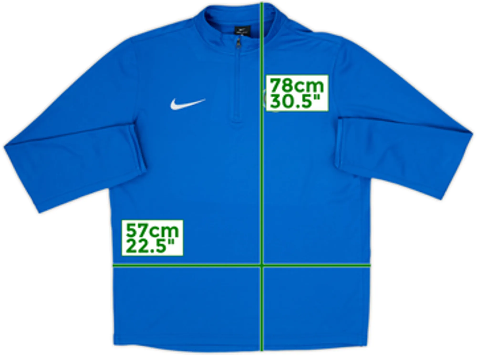 2016-17 Inter Milan Nike 1/4 Zip Drill Top - 5/10 - (L)