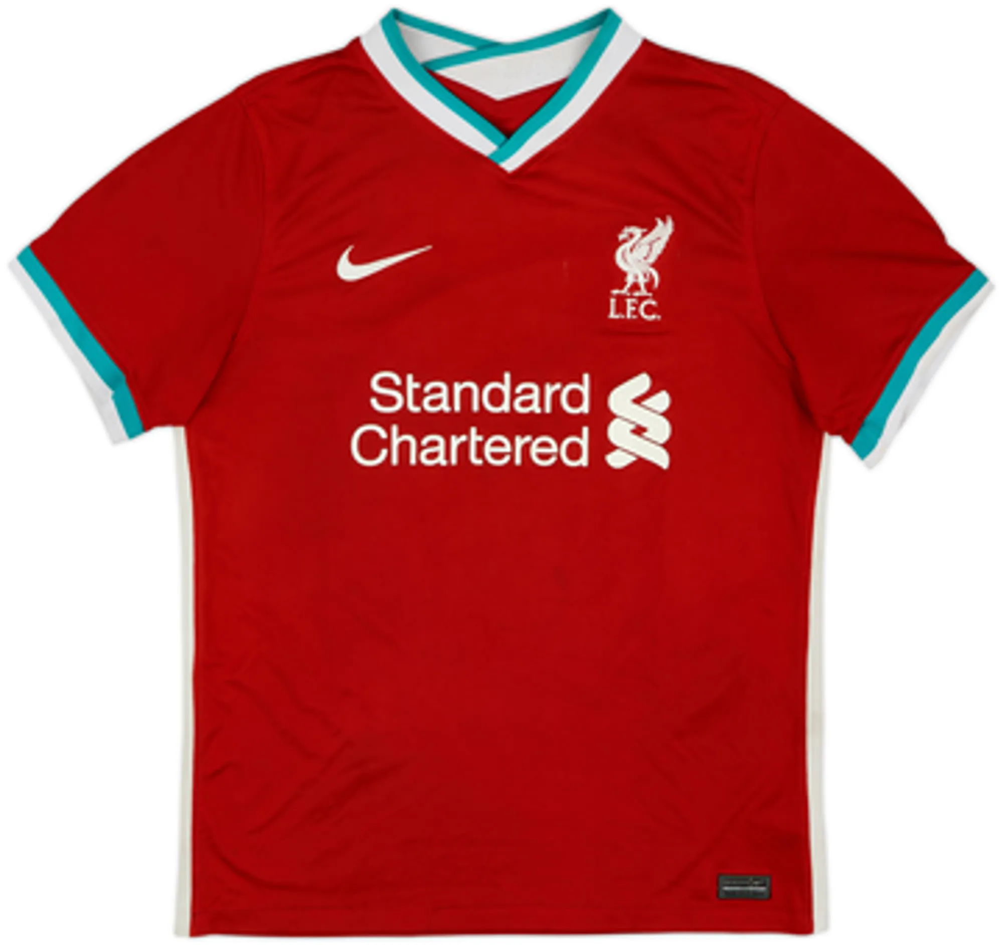 2020-21 Liverpool Home Shirt Virgil #4 - 7/10 - (L)