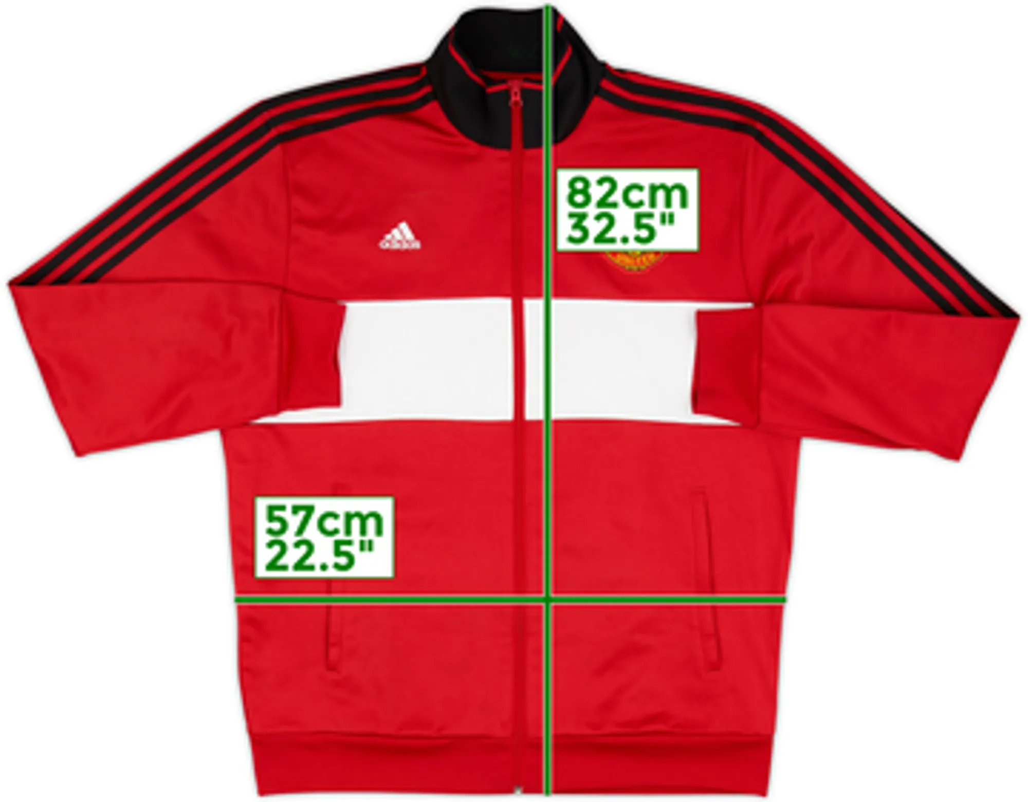 2017-18 Manchester United adidas Track Jacket - 6/10 - (XL)