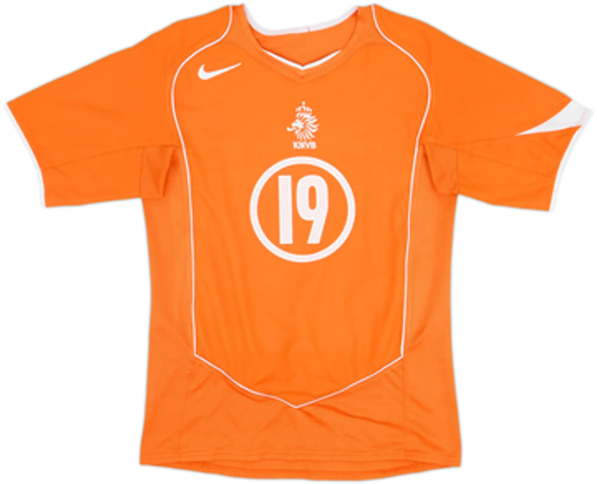 2004-06 Netherlands Home Shirt Robben #19 - 8/10 - (S)