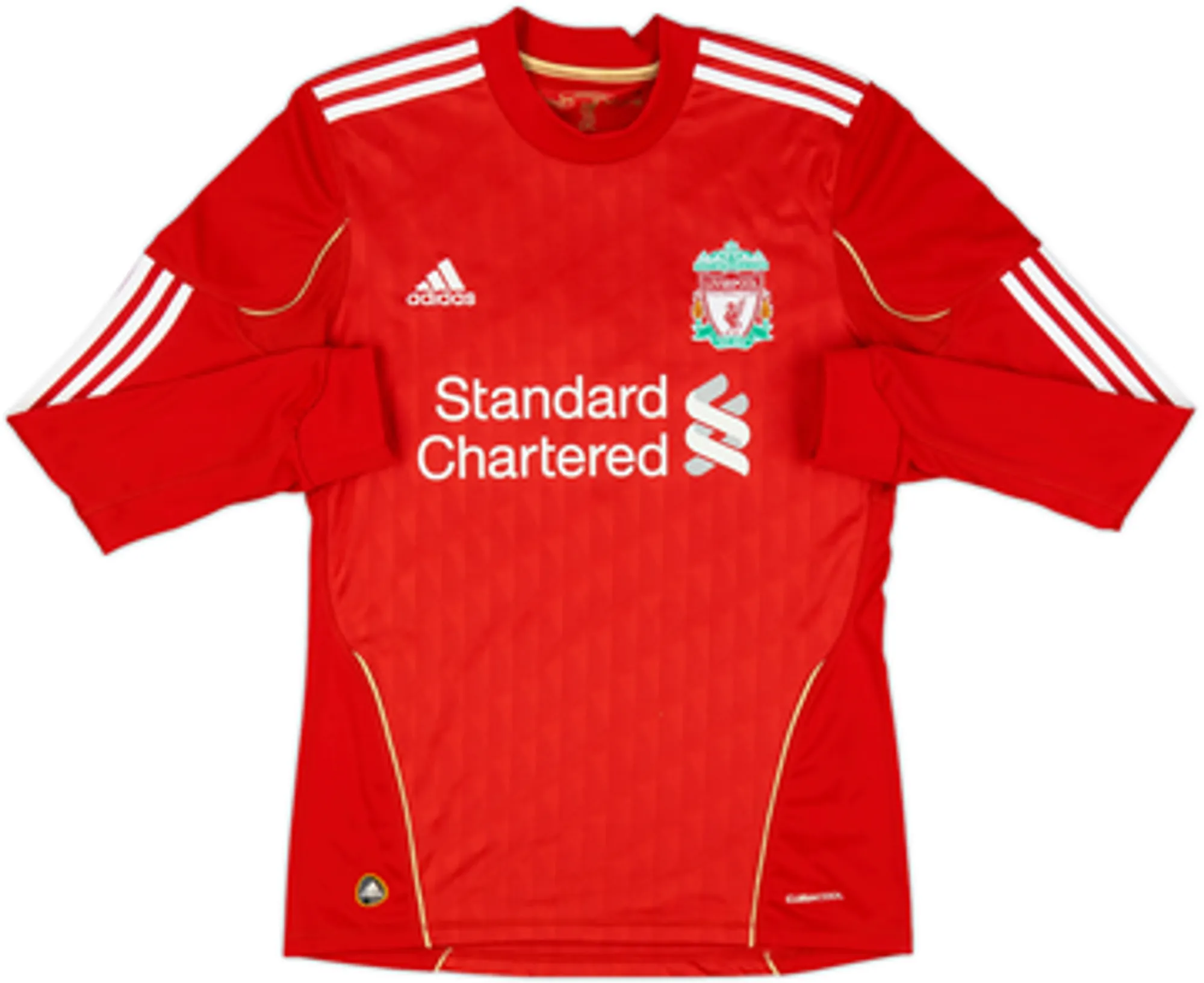 2010-12 Liverpool Home L/S Shirt Pacheco #12 - 8/10 - (S)