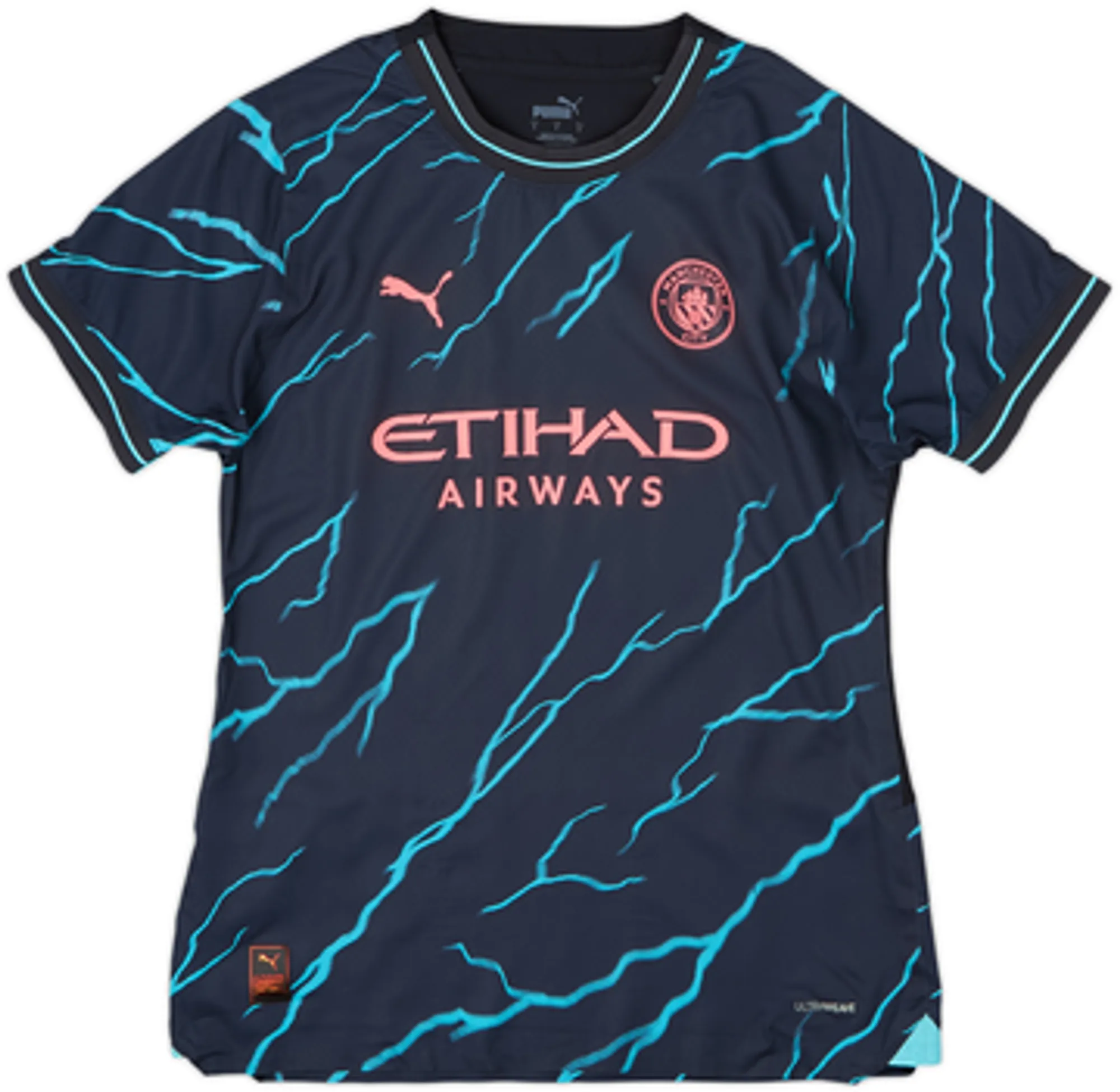 2023-24 Manchester City Authentic Third Shirt Haaland #9 - 9/10 - (Women's S)