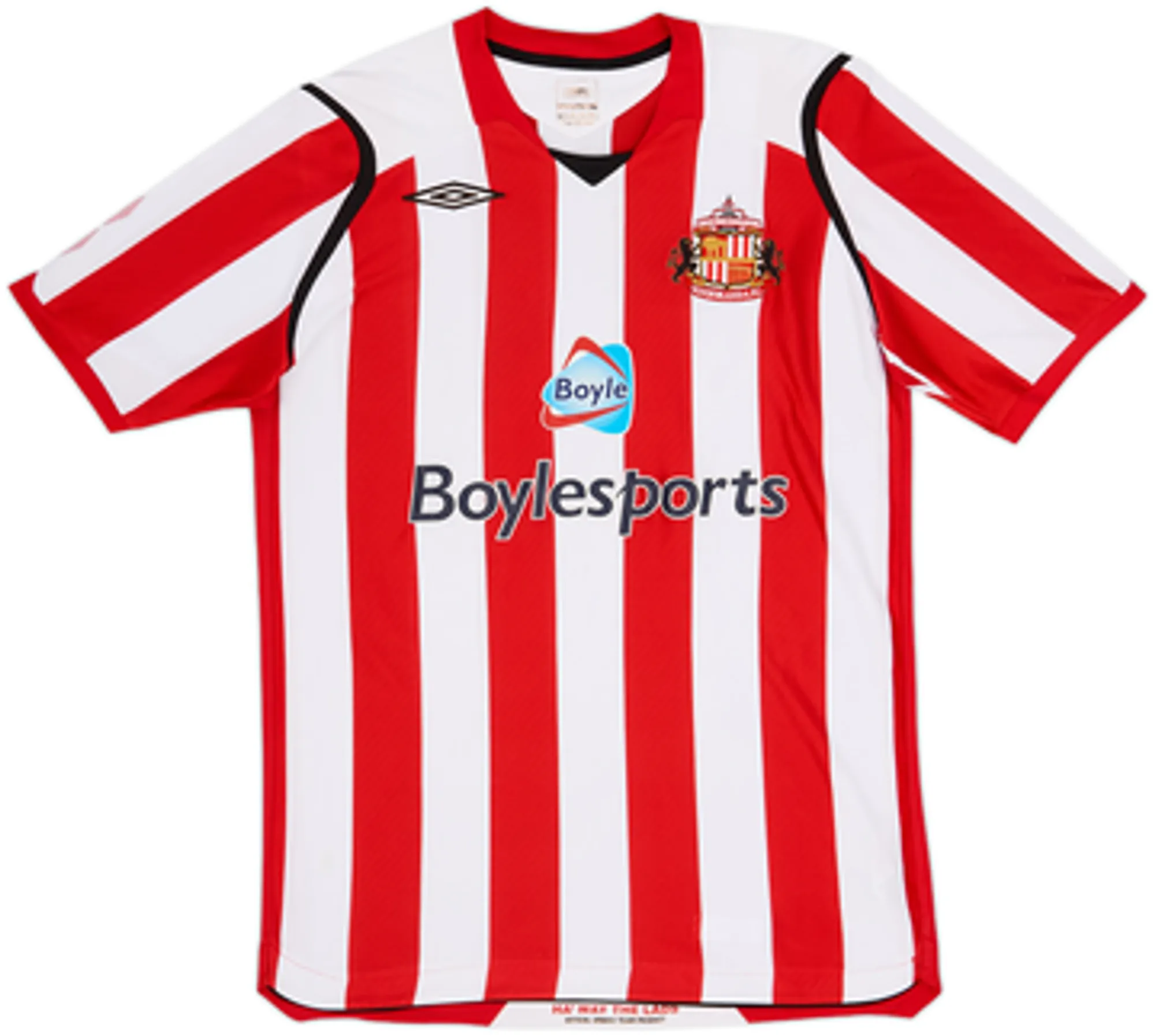 2007-08 Sunderland Home Shirt Yorke #19 - 7/10 - (XL)