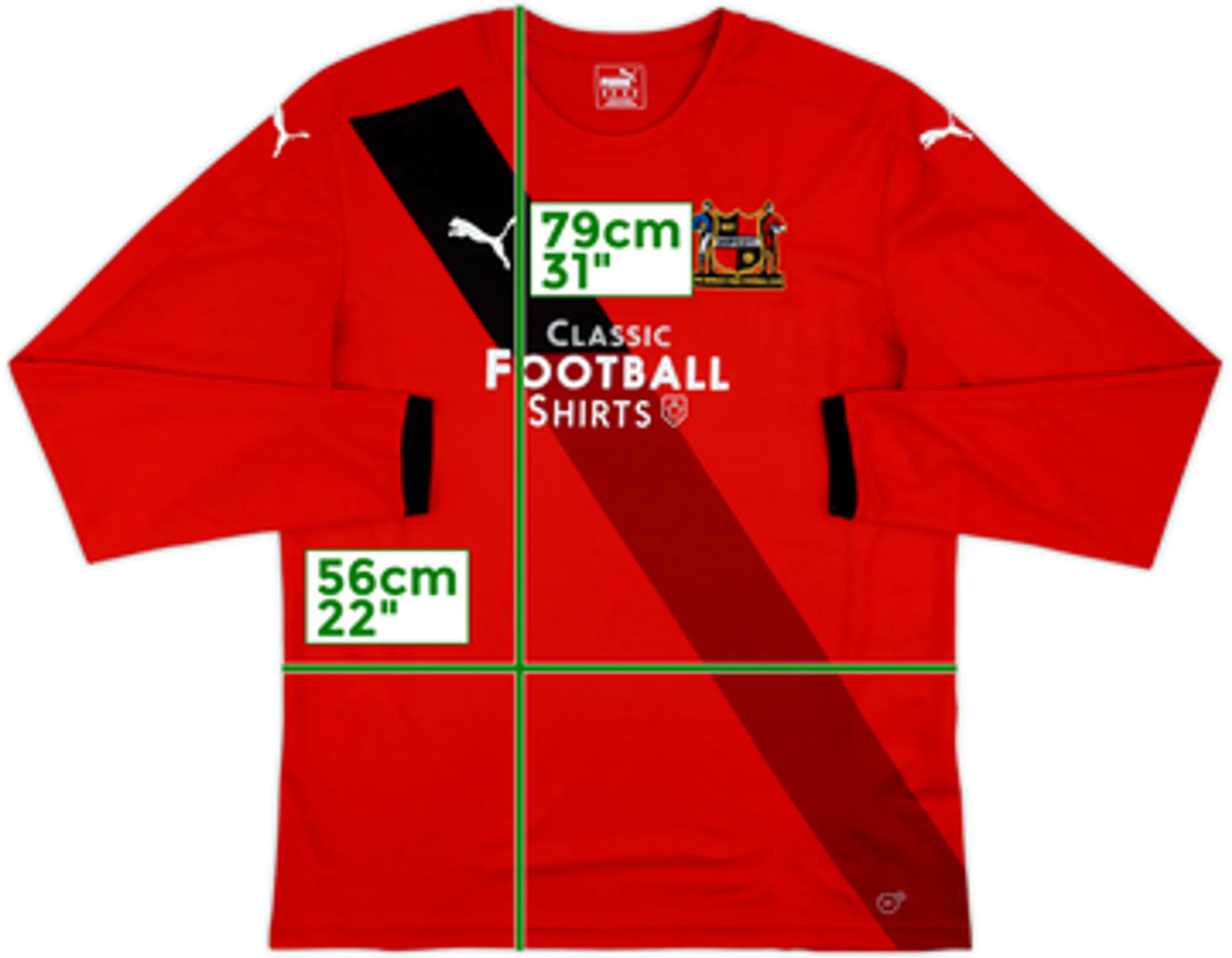 2016-17 Sheffield FC Home L/S Shirt - 7/10 - (XL)