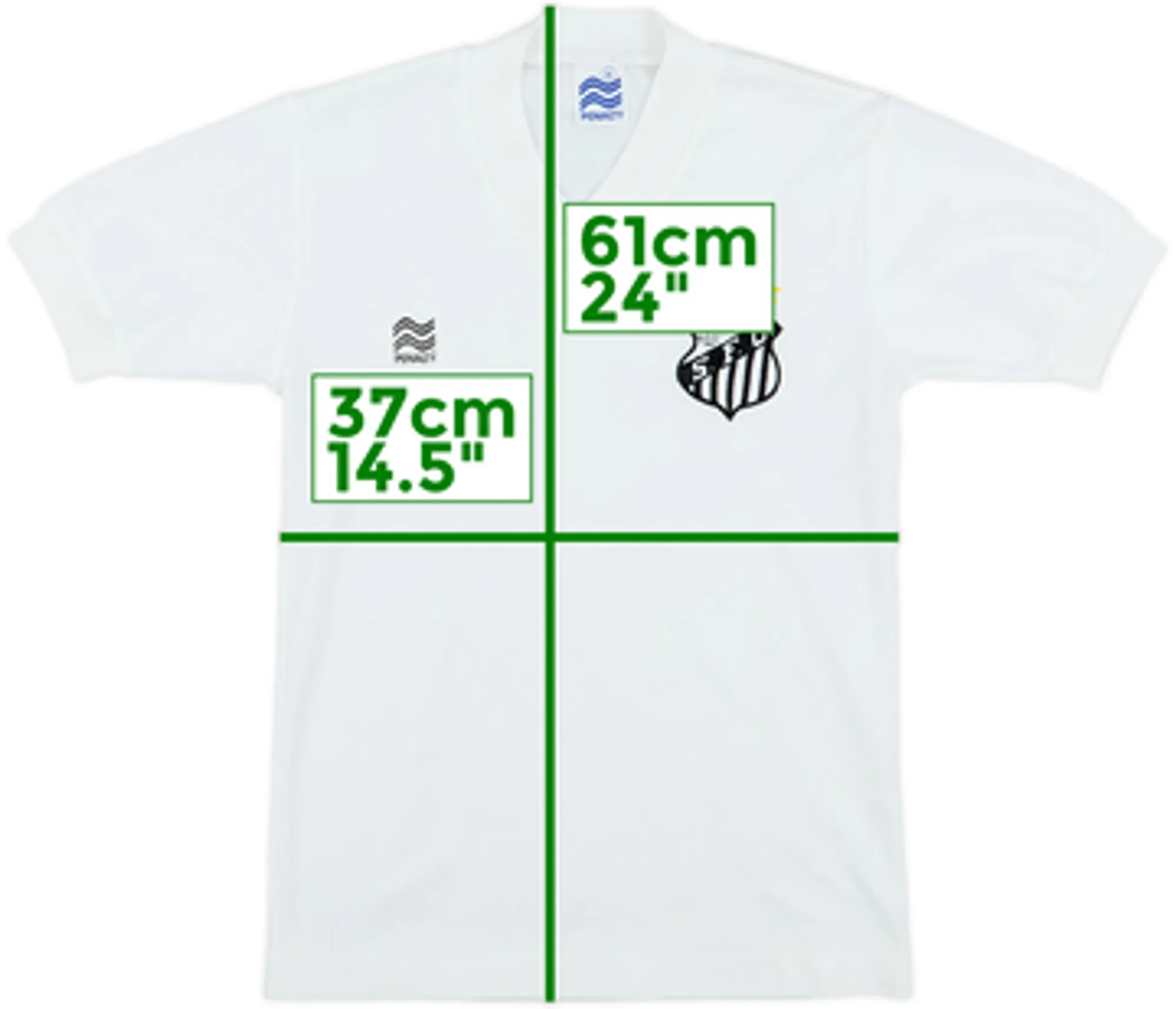 1990 Santos Penalty Leisure Tee - 8/10 - (XL.Boys)