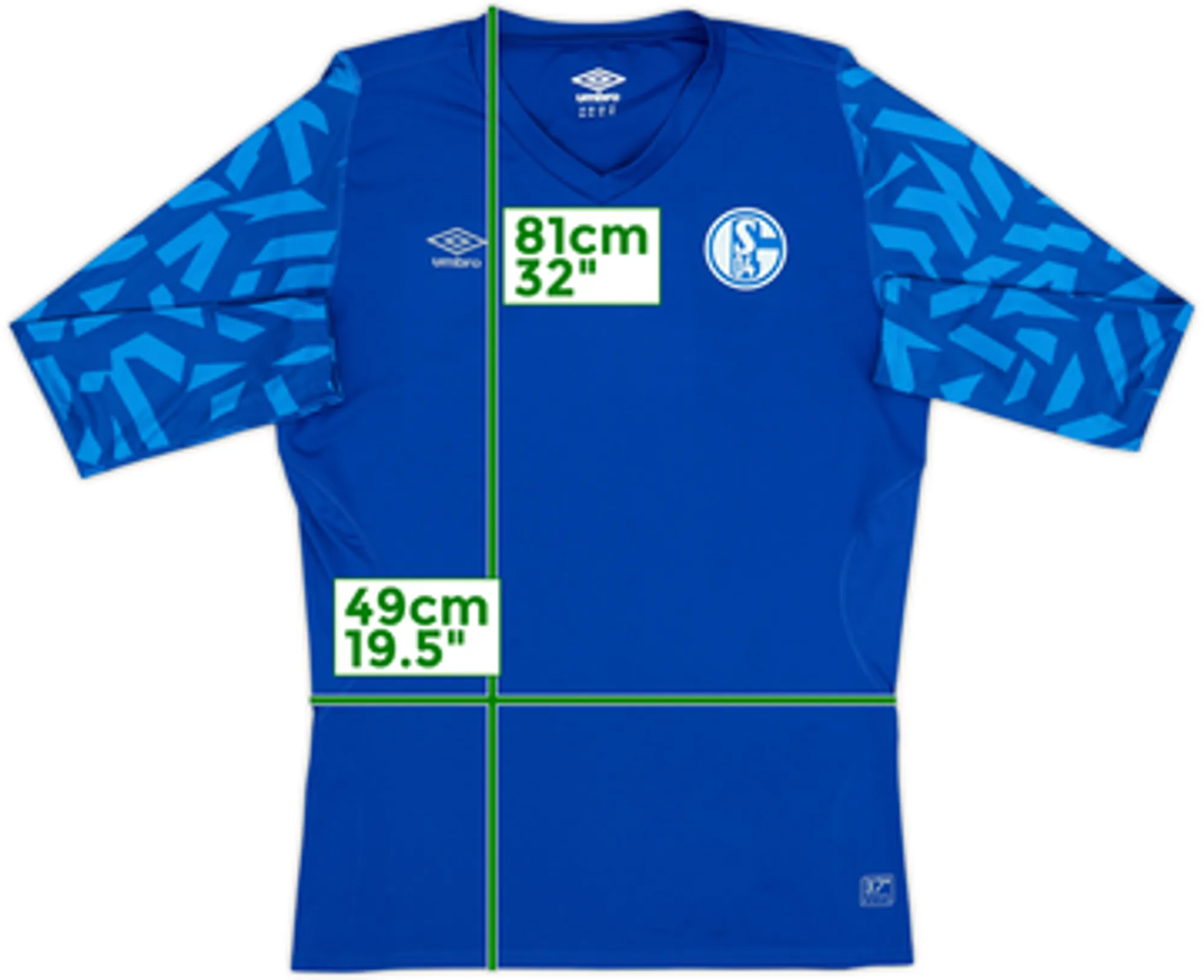 2019-20 Schalke Umbro Staff Issue Training L/S Shirt MM - 9/10 - (XXL)