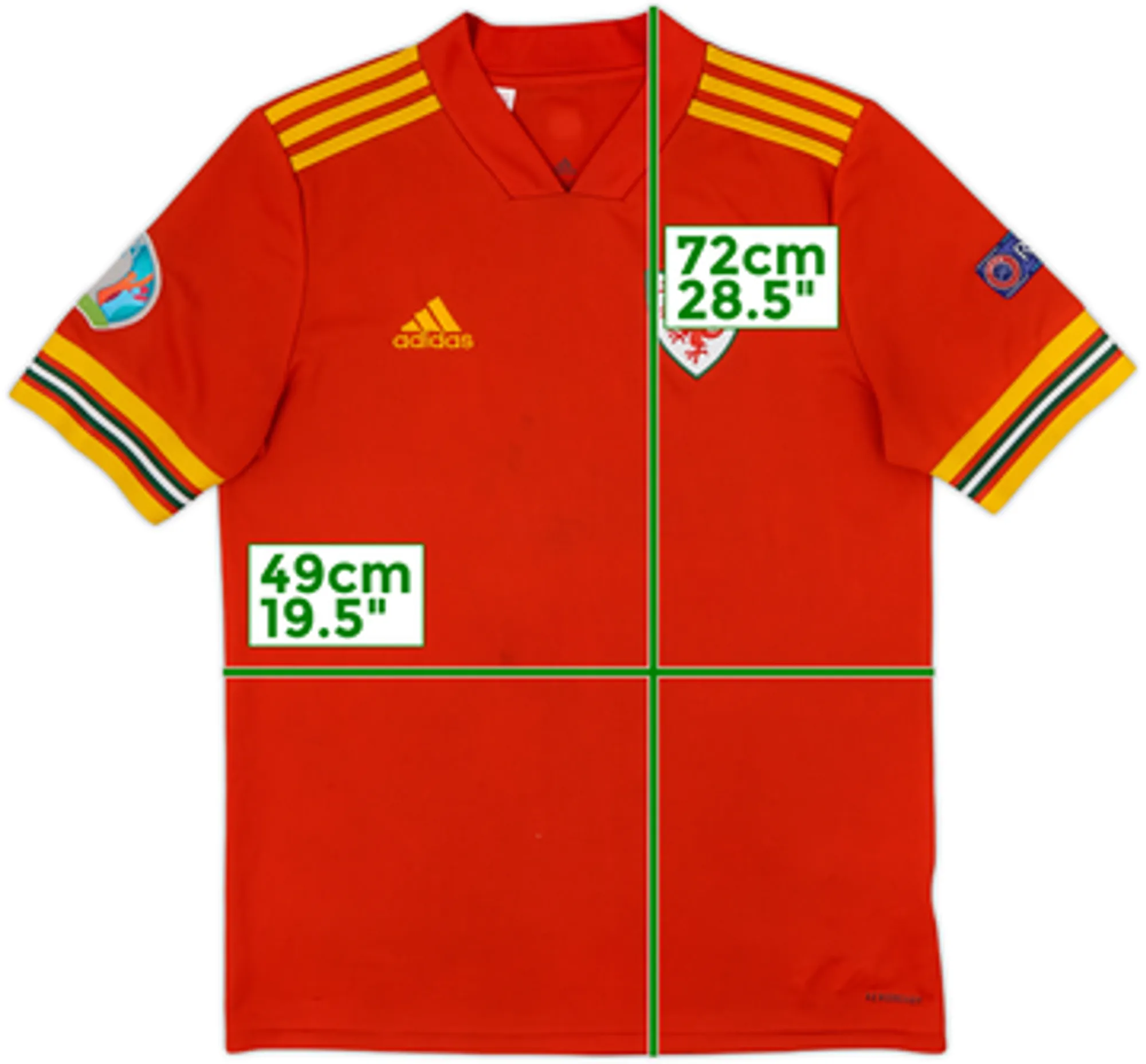 2020-21 Wales Home Shirt - 5/10 - (L)