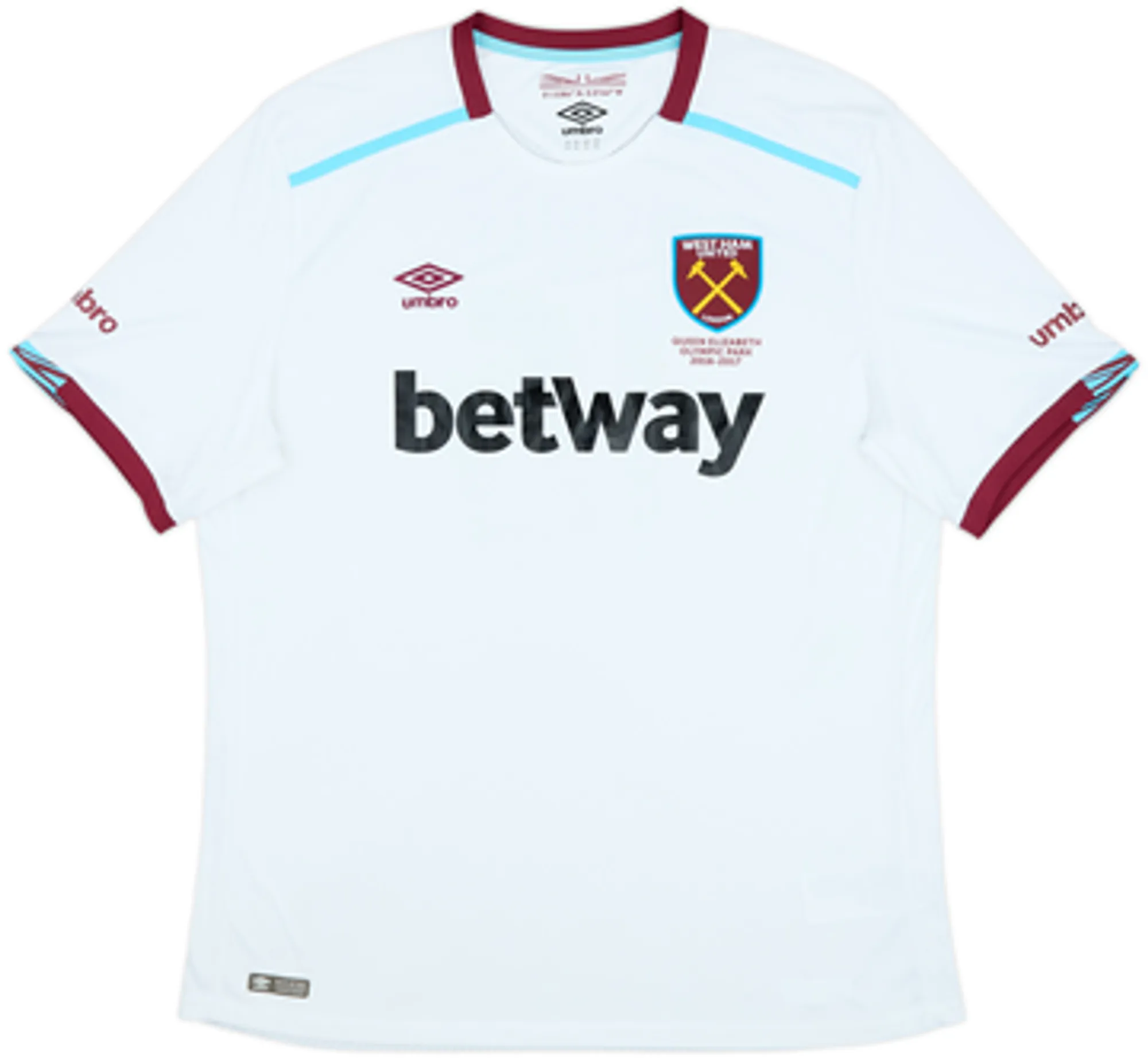 2016-17 West Ham Away Shirt Noble #16 - 9/10 - (M)