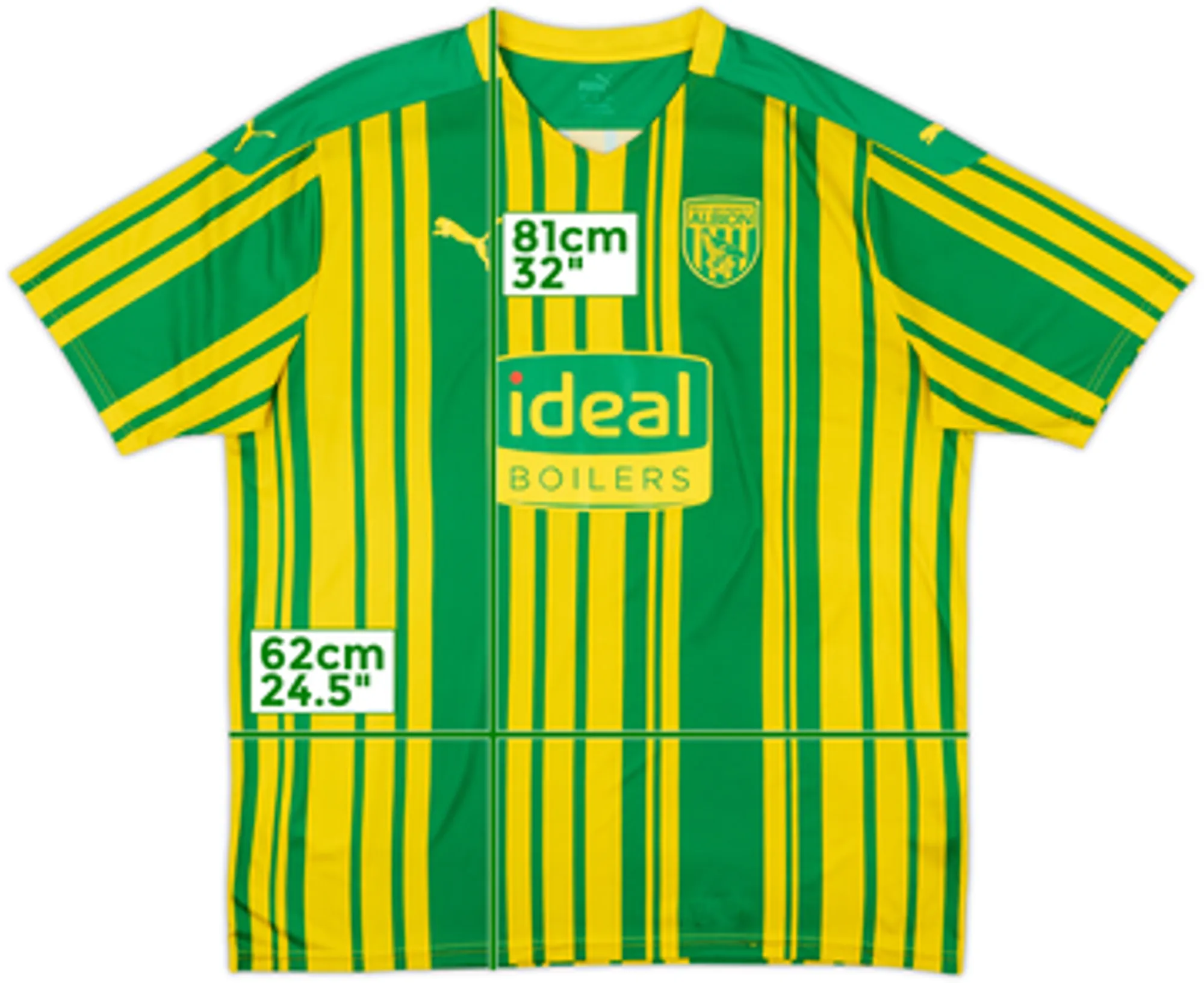 2020-21 West Brom Away Shirt - 6/10 - (XXL)