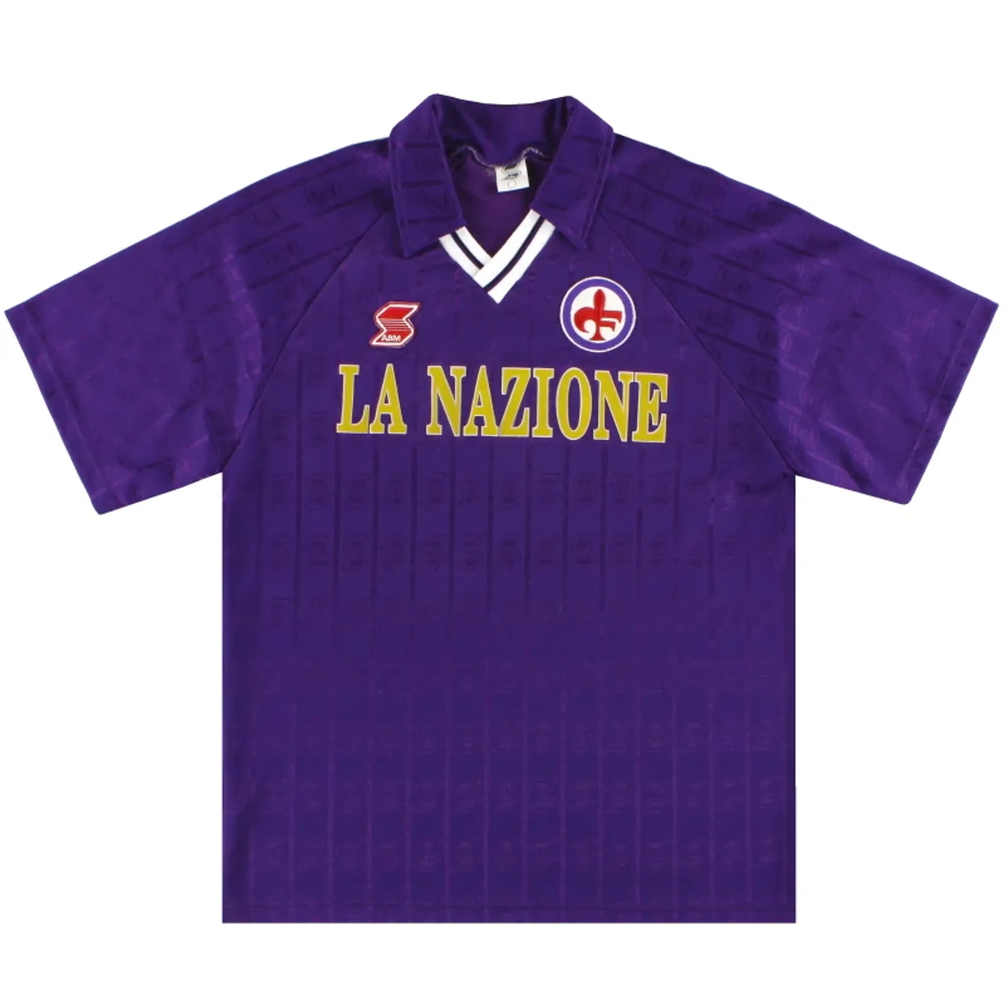 1990-91 Fiorentina Home Shirt M - Fiorentina / Excellent 