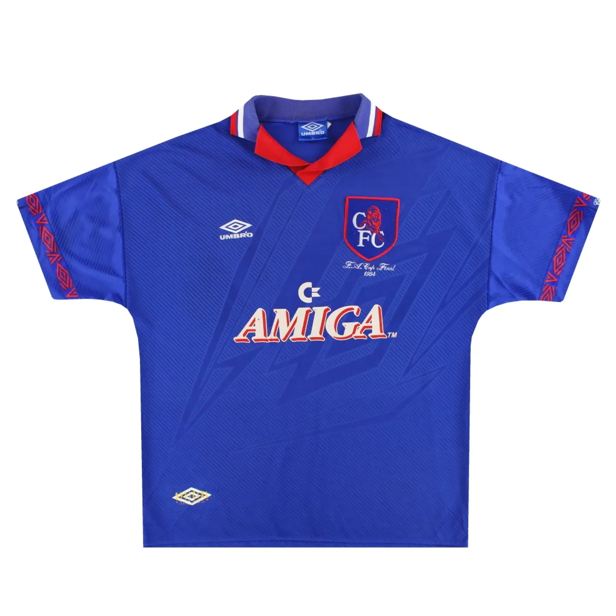 1993-94 Chelsea 'FA Cup Final 1994' Umbro Home Shirt XL - Chelsea / Excellent 