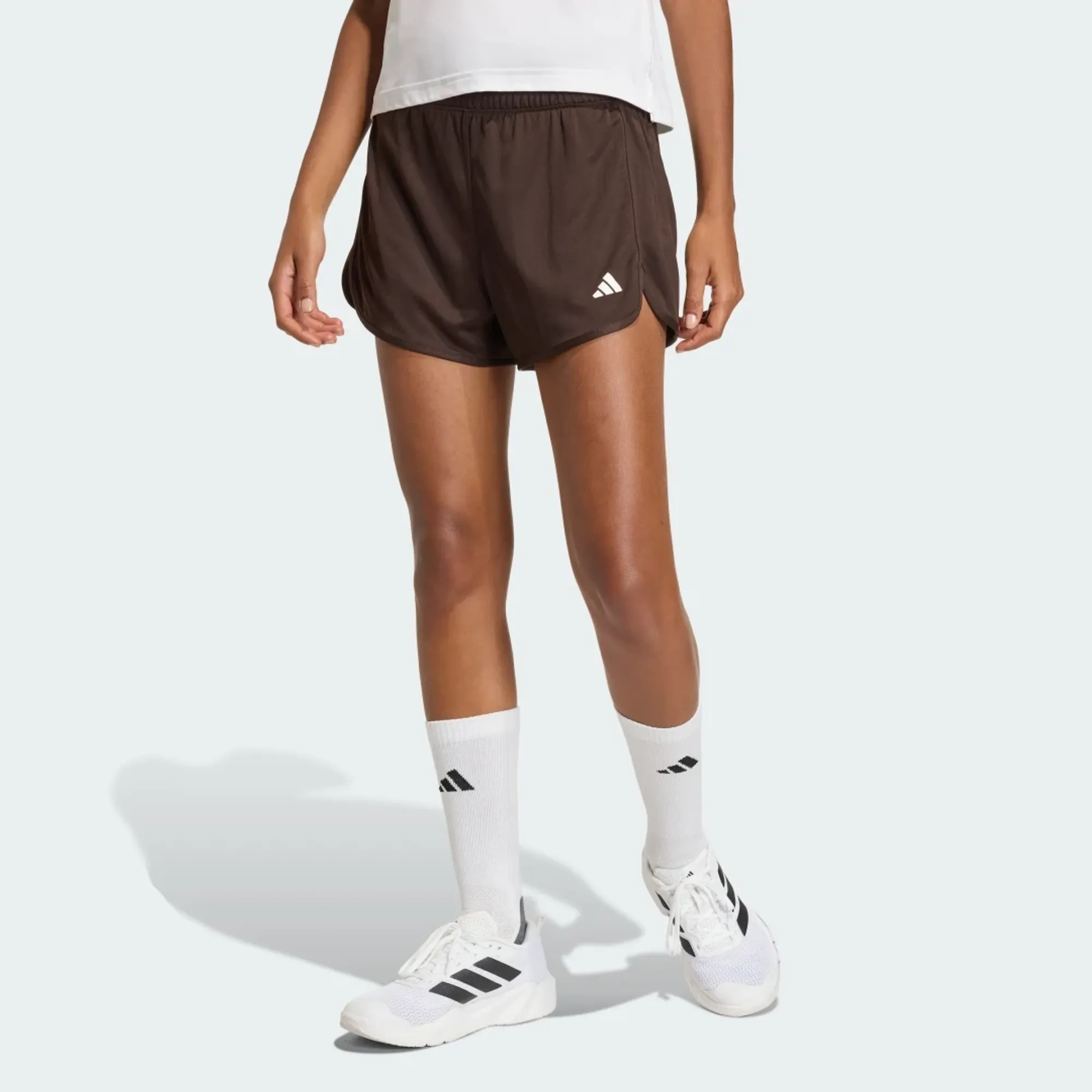 adidas Pacer Essentials Knit High-Rise Shorts