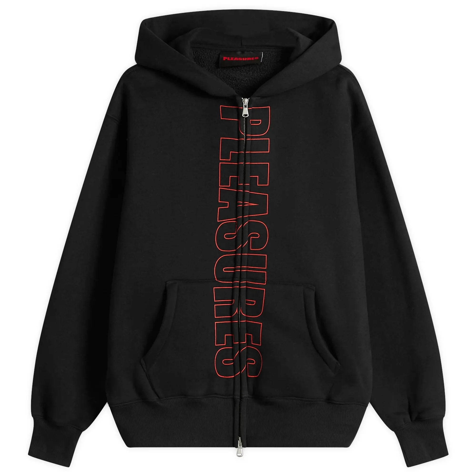 Pleasures Men's Impact Zip Hoodie Black