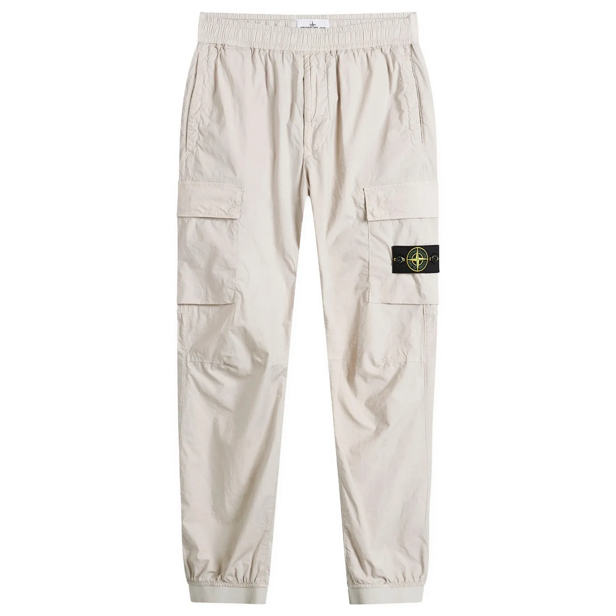 Stone Island Men's Tela Paracadute Cargo Trousers Pearl Grey