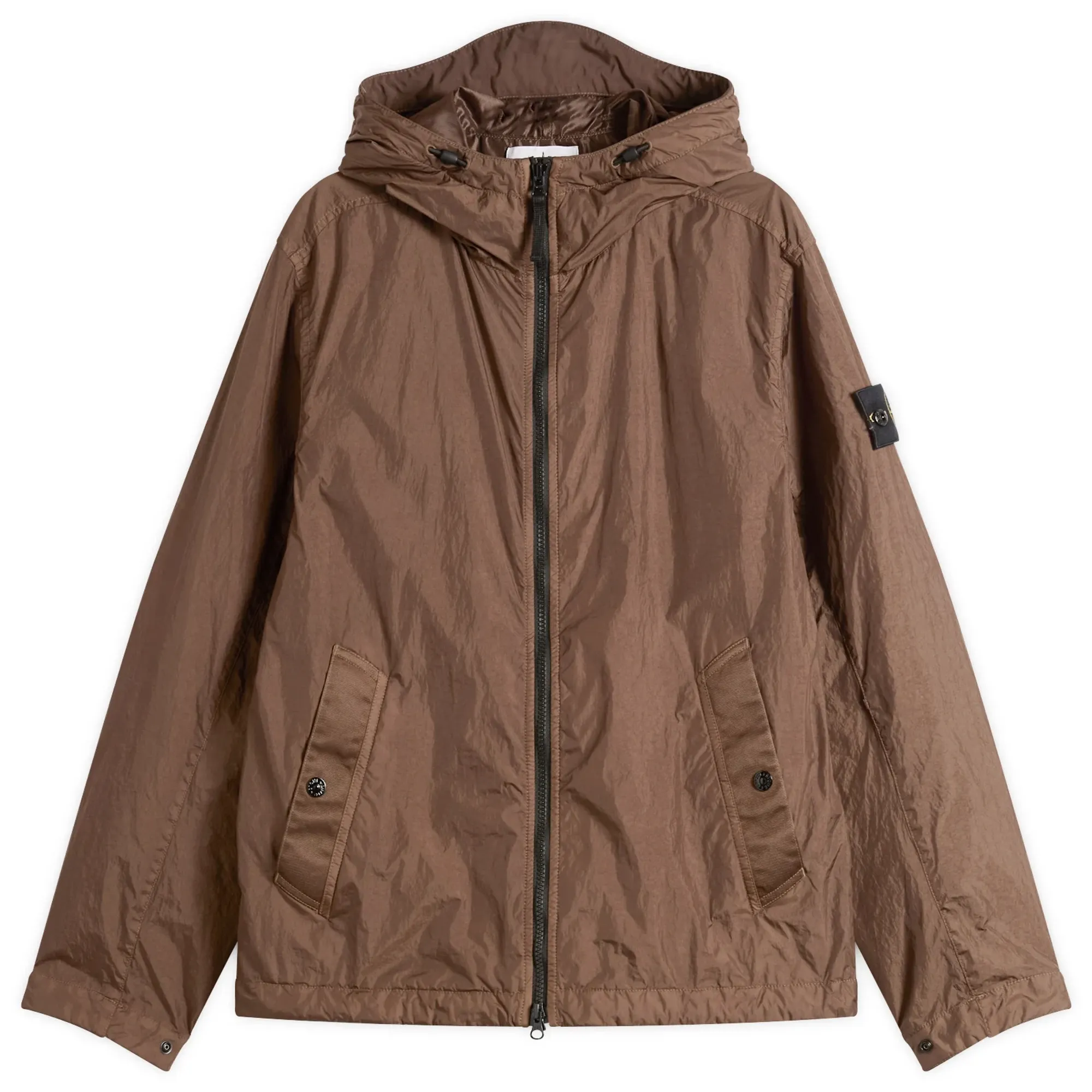Stone Island Women's Crinkle Reps Jacket Shadow Brown