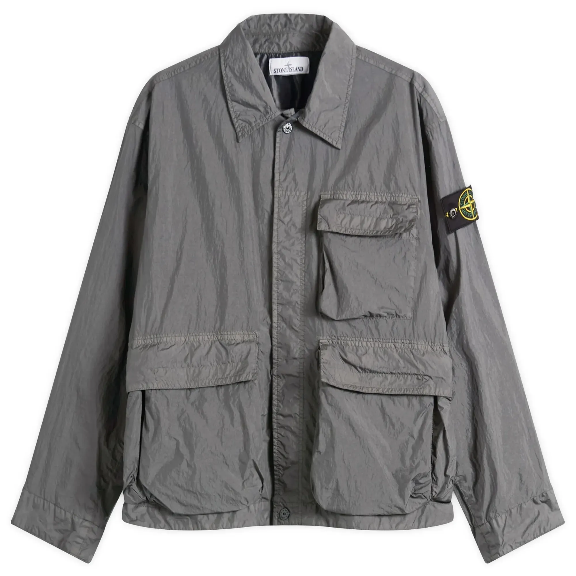 Stone Island Women's Crinkle Reps Jacket Charcoal