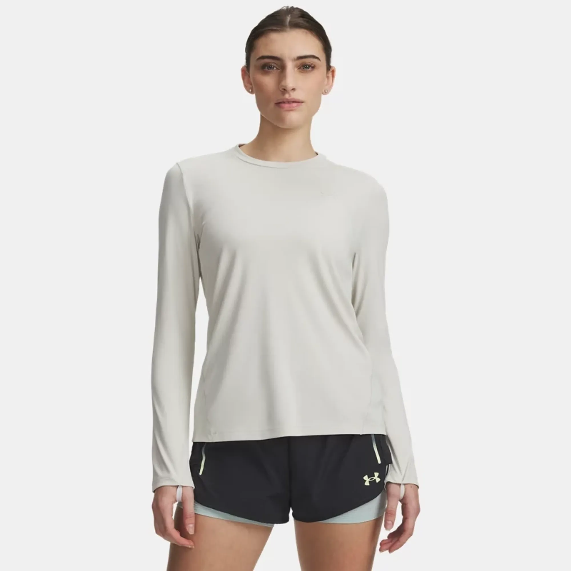 Under Armour Explor UPF Women's Long Sleeve Crew Summit White / Summit White L