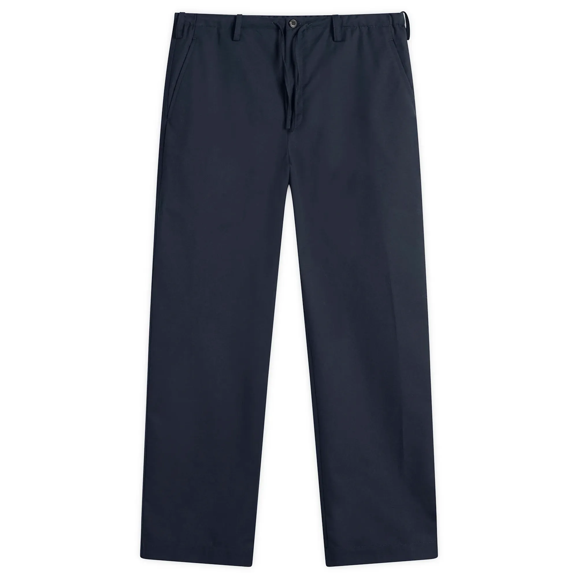 Dries Van Noten Men's Cotton Wool Trouser Navy