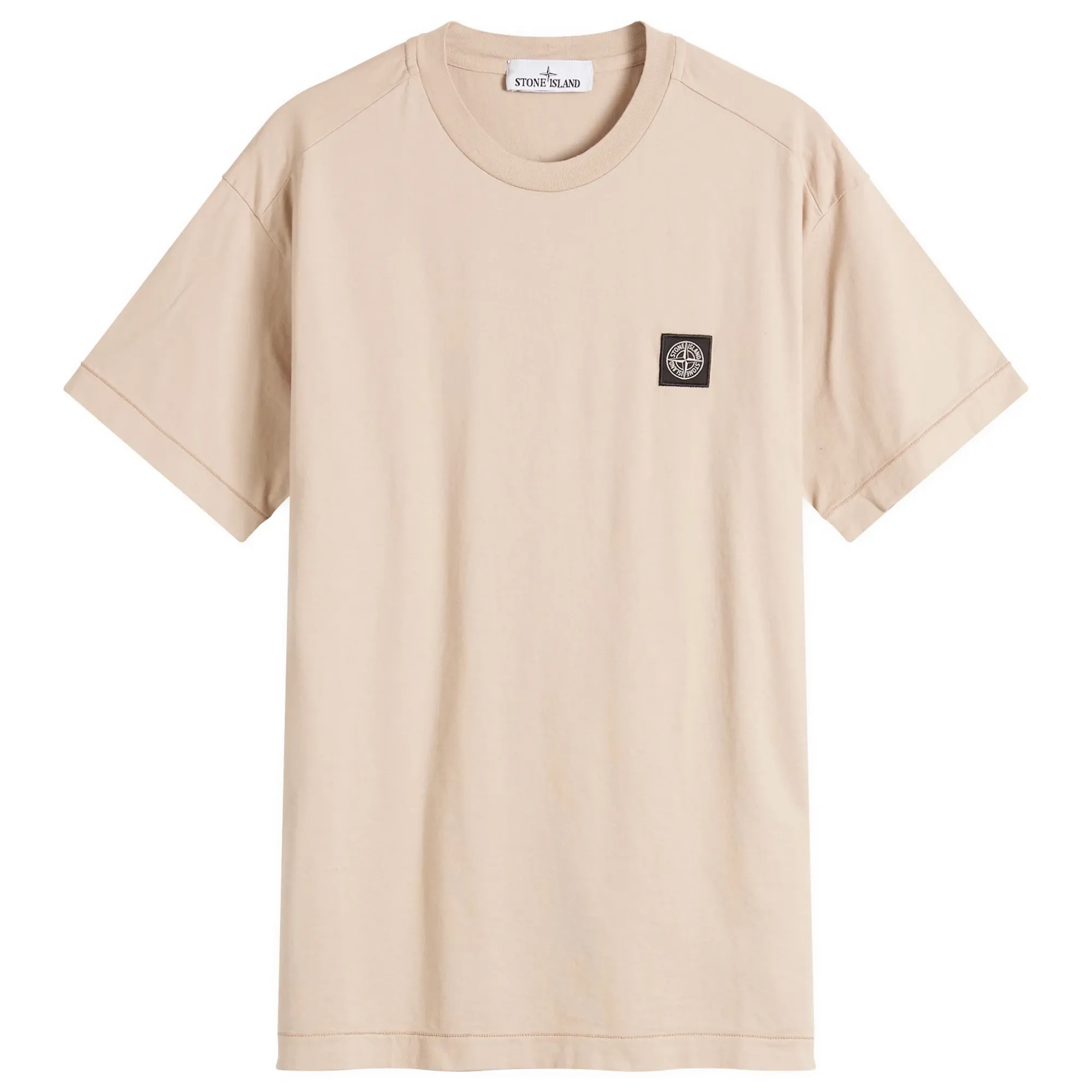 Stone Island Men's Patch Logo T-Shirt Desert