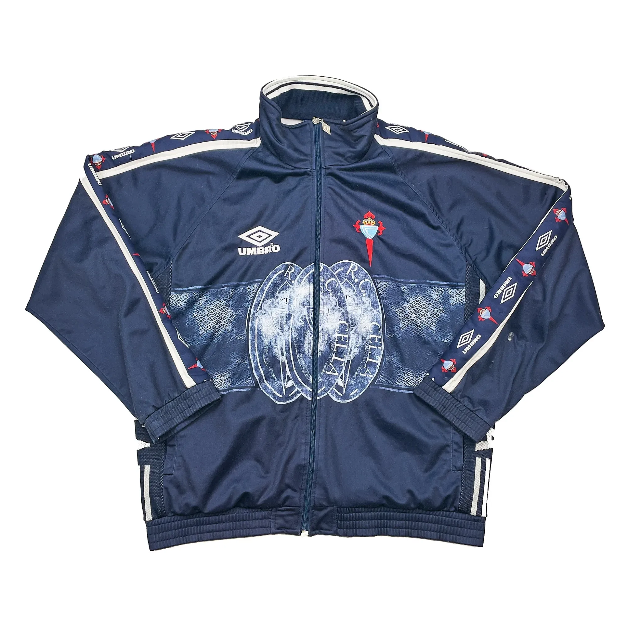 1995/96 Celta Vigo Track Jacket (L) Umbro | Cult Kits