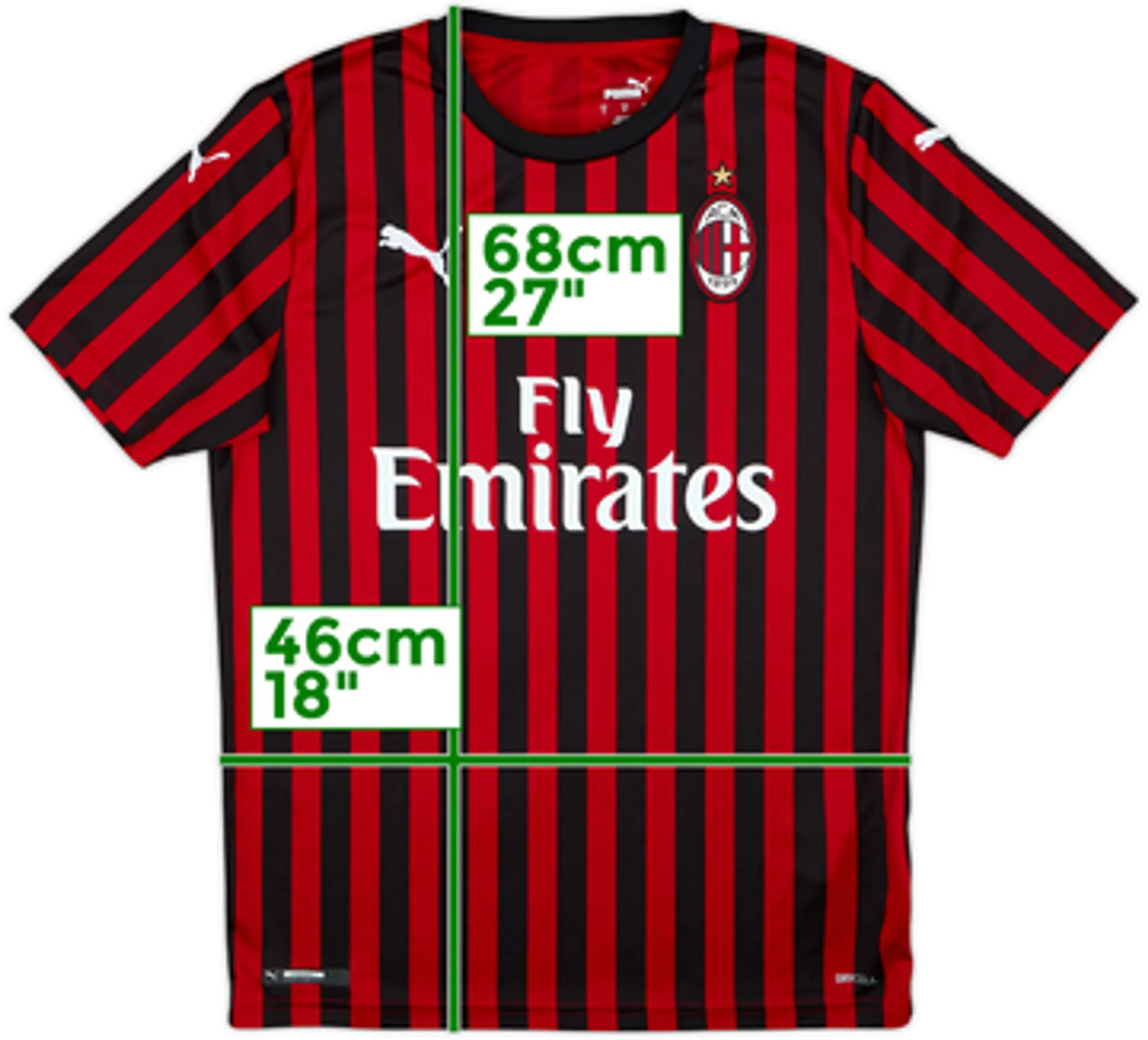 2019-20 AC Milan Home Shirt - 10/10 - (XL.Boys)