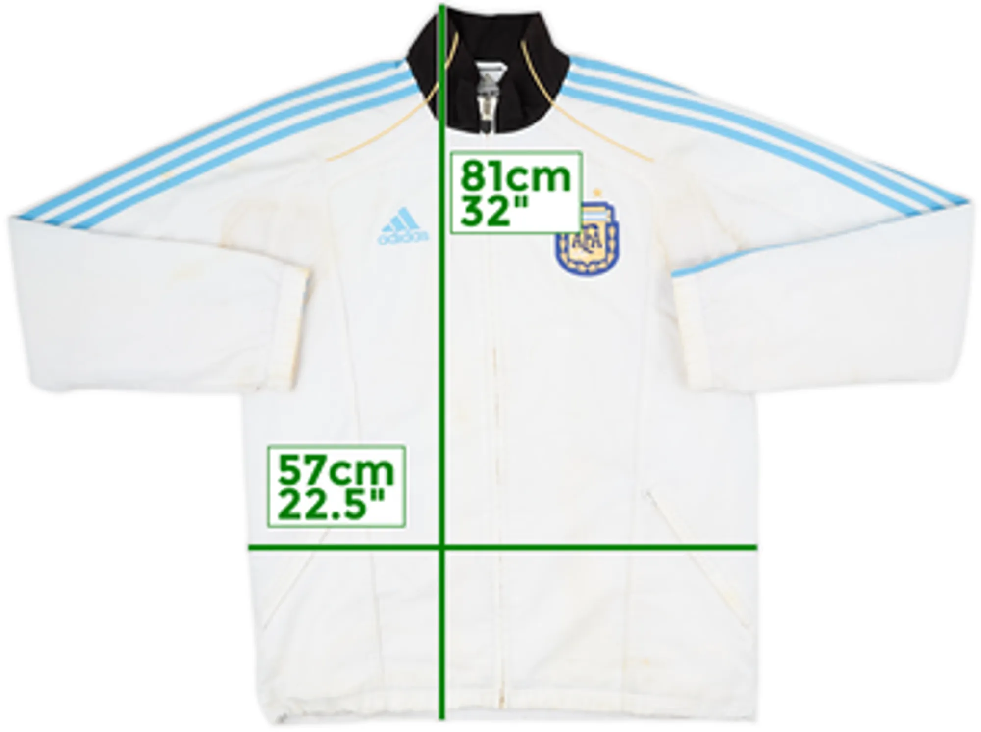 2010-11 Argentina adidas Track Jacket - 4/10 - (M)