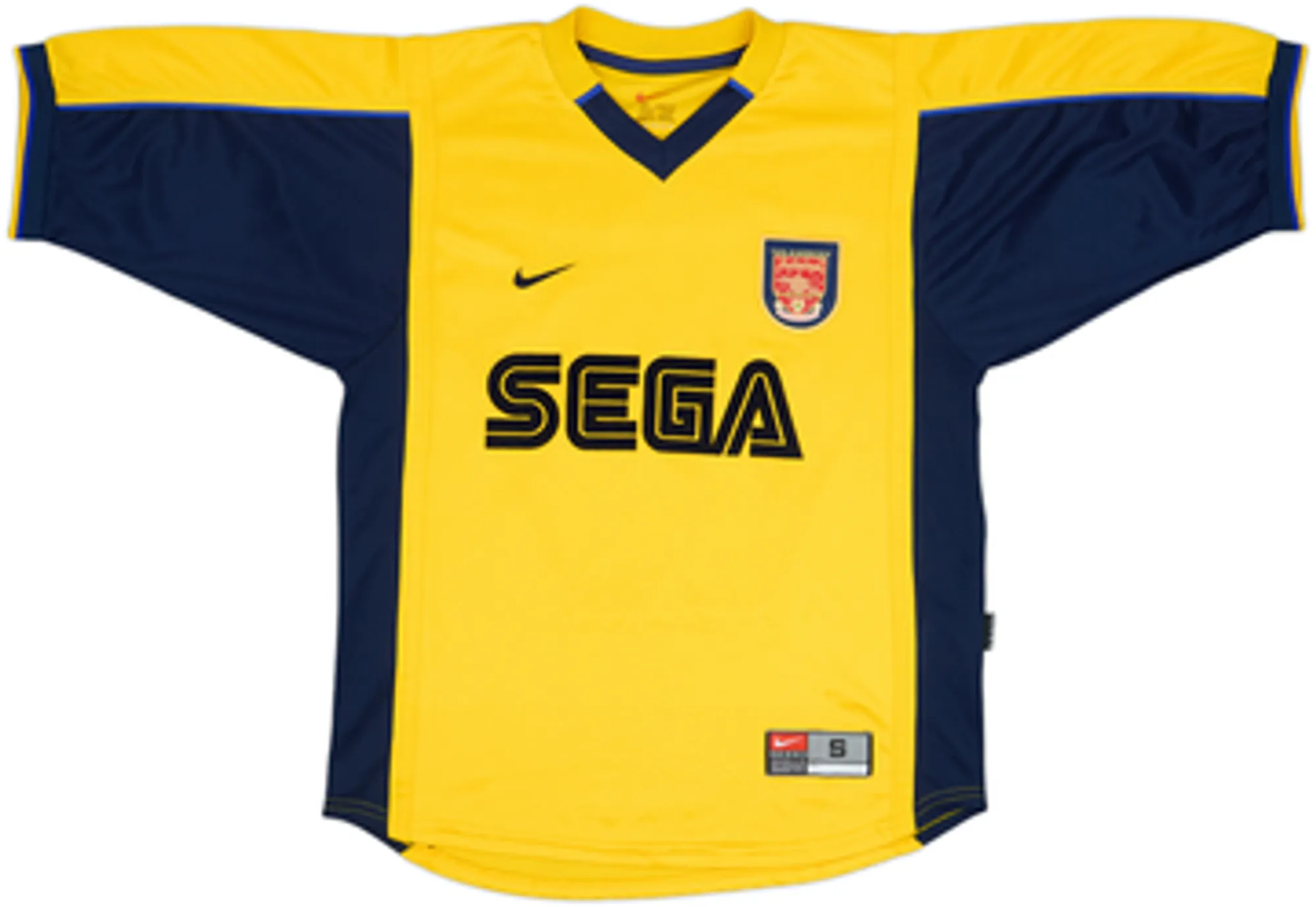 1999-01 Arsenal Away Shirt Bergkamp #10 - 8/10 - (S)
