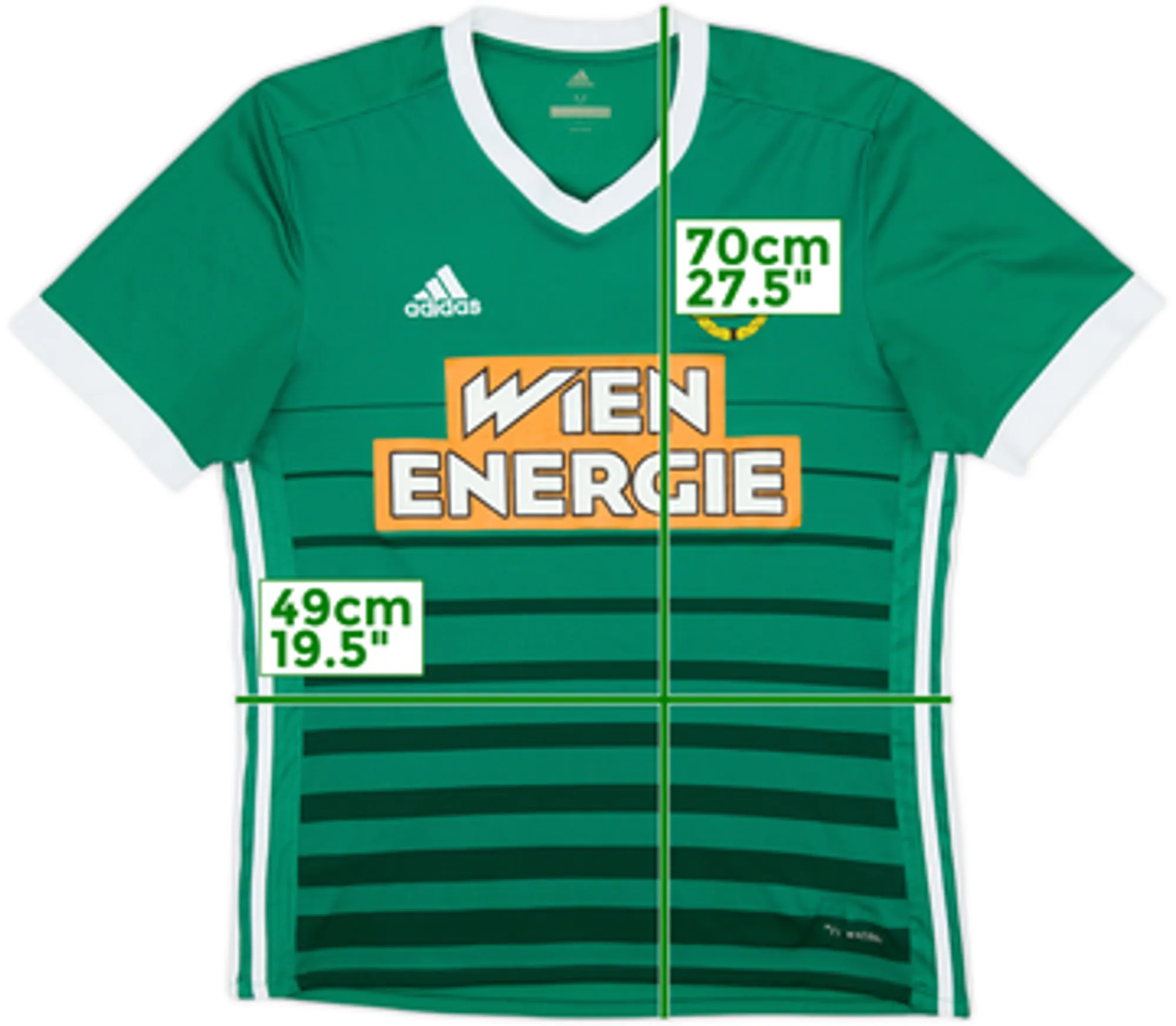2017-18 Rapid Vienna Home Shirt - 8/10 - (L)