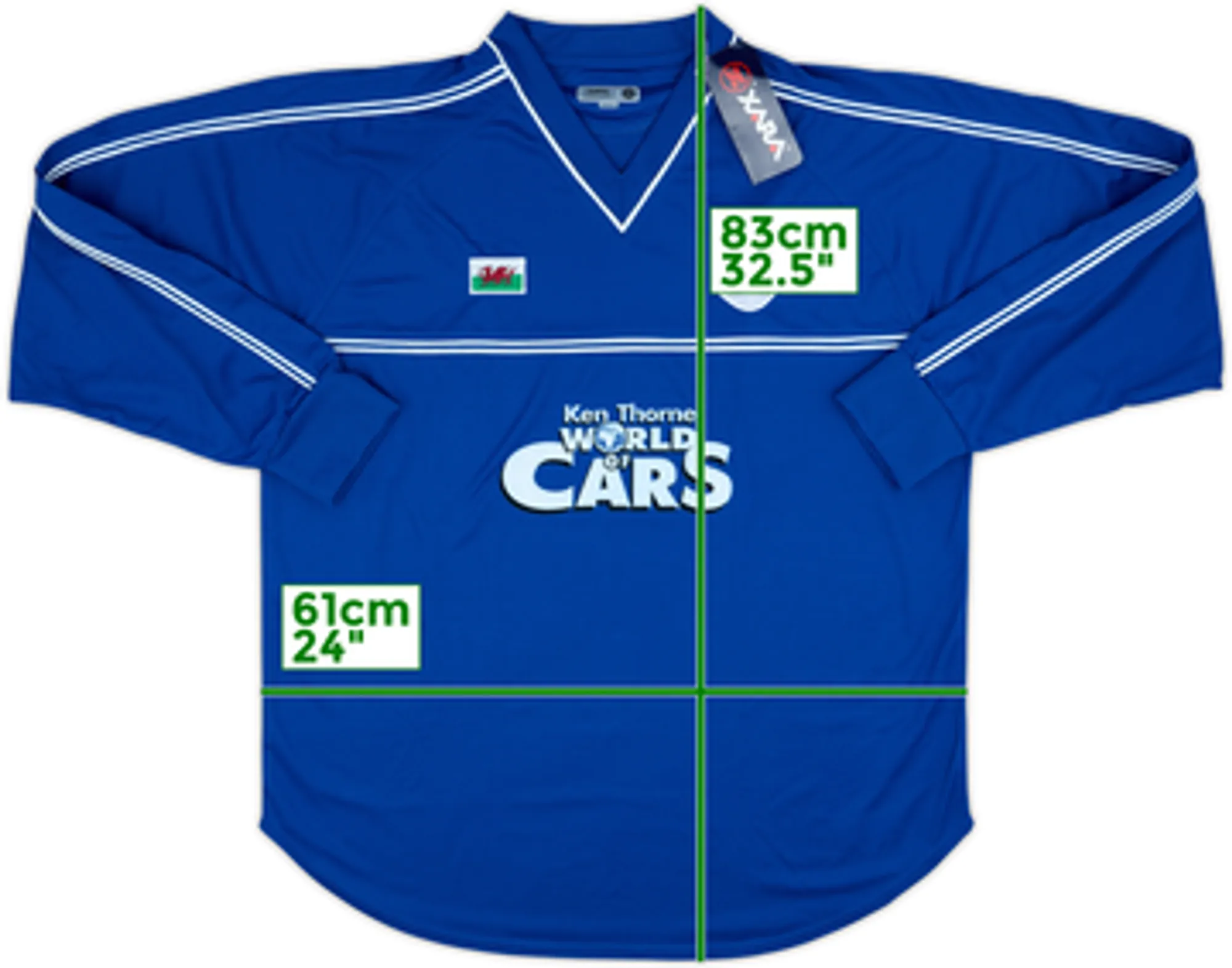 2001-02 Cardiff Home L/S Shirt (XL)
