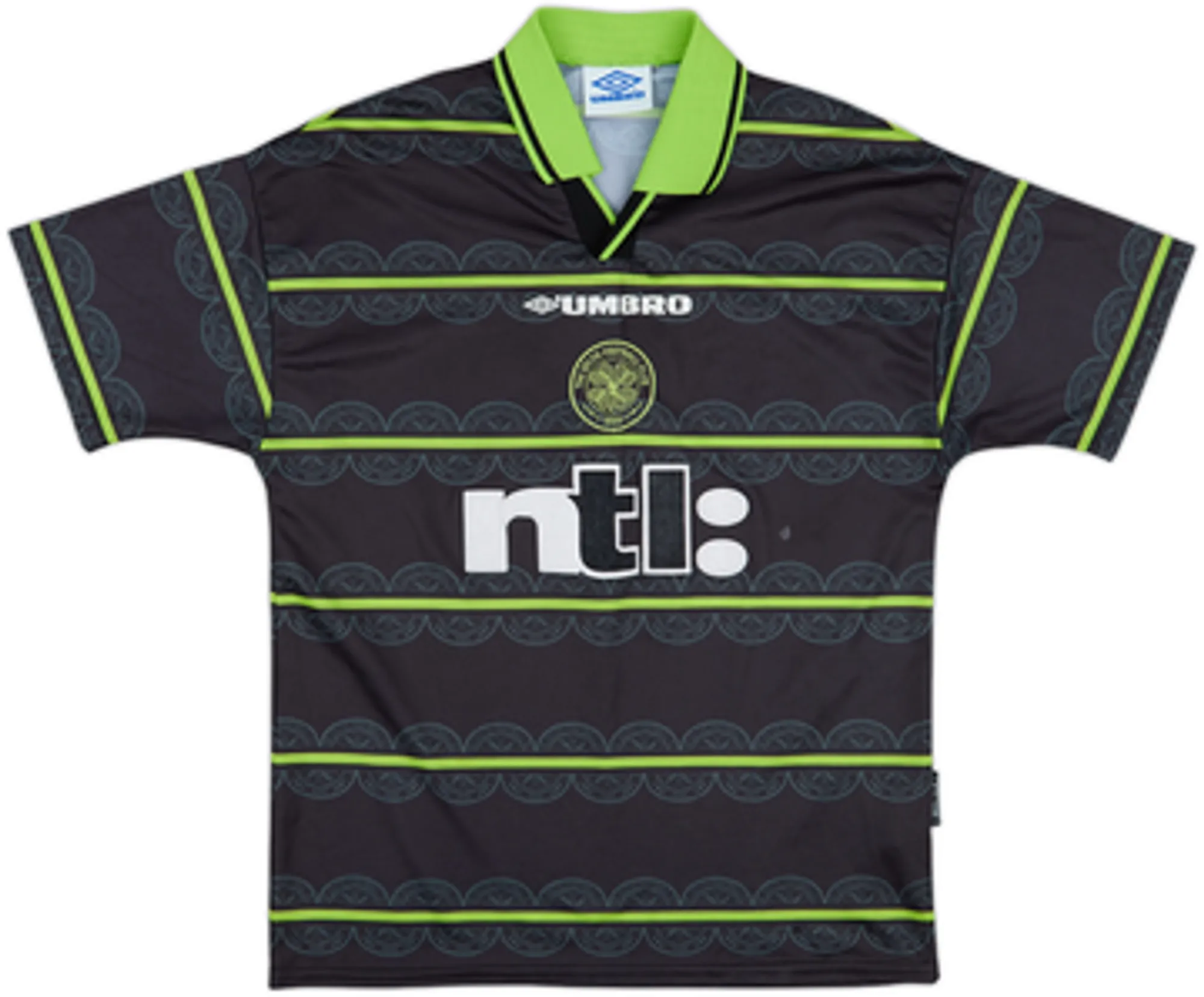 1999-00 Celtic Away Shirt Larsson #7 - 8/10 - (M)
