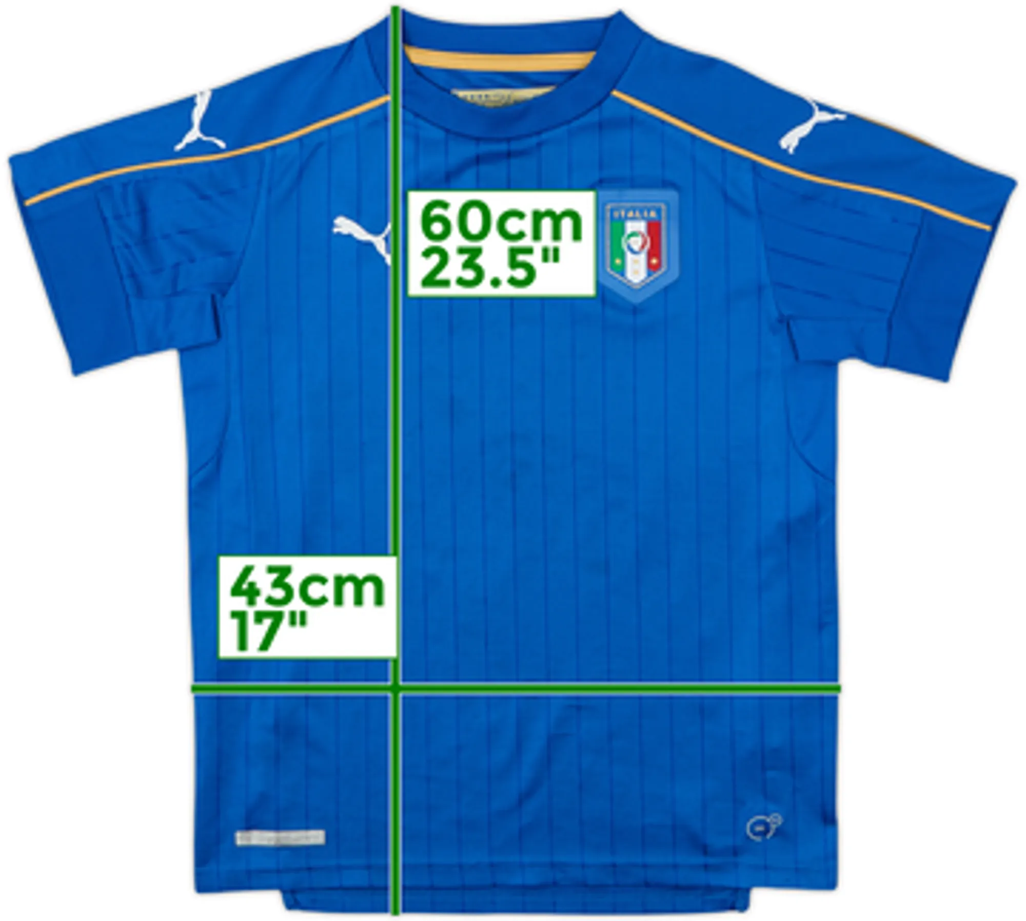 2016-17 Italy Home Shirt - 7/10 - (L)