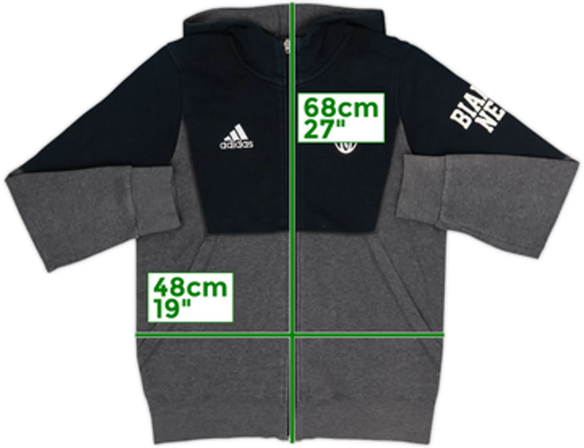2015-16 Juventus adidas Hooded Track Jacket - 8/10 - (M)