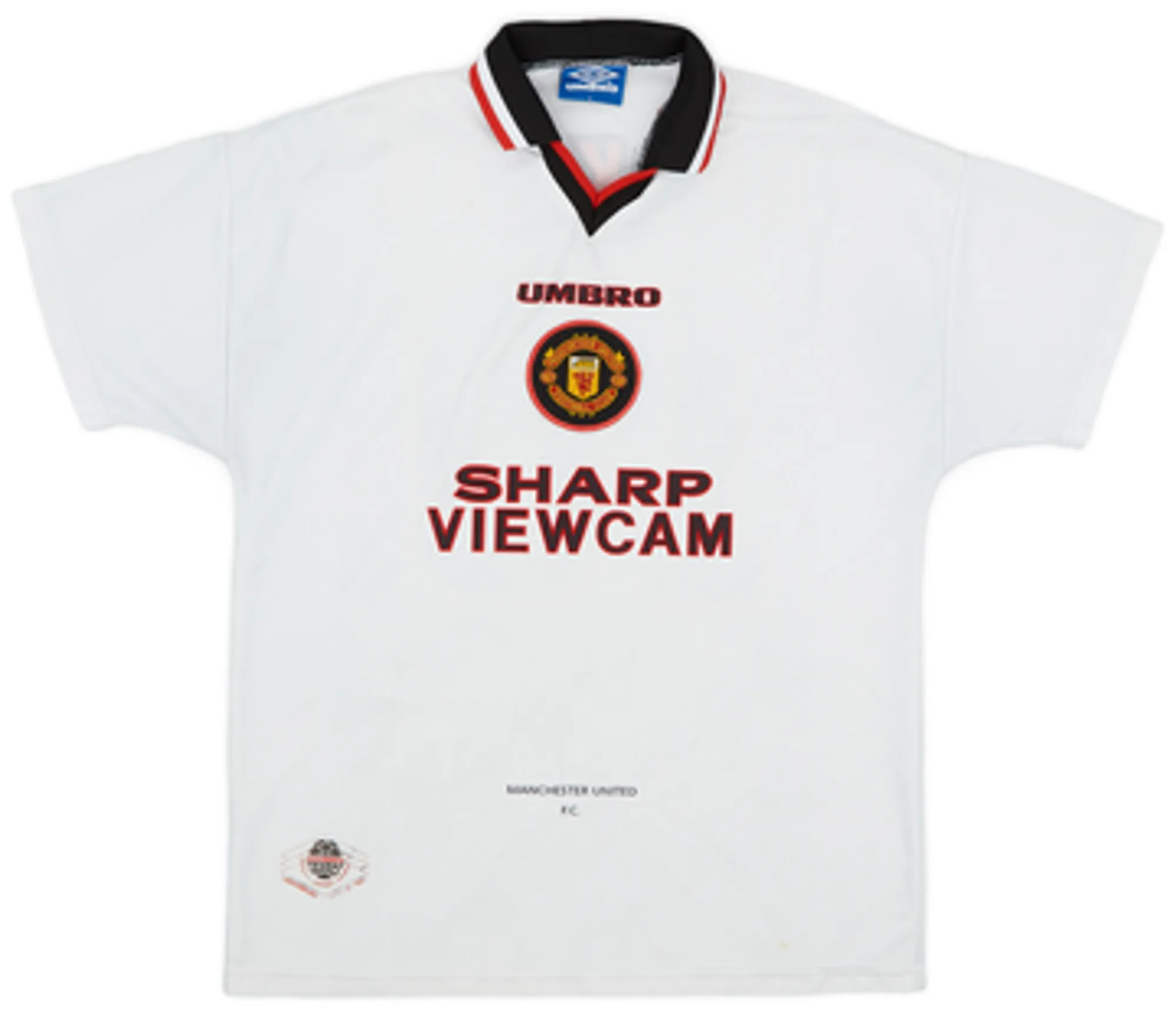 1996-97 Manchester United Away Shirt Beckham #10EXL