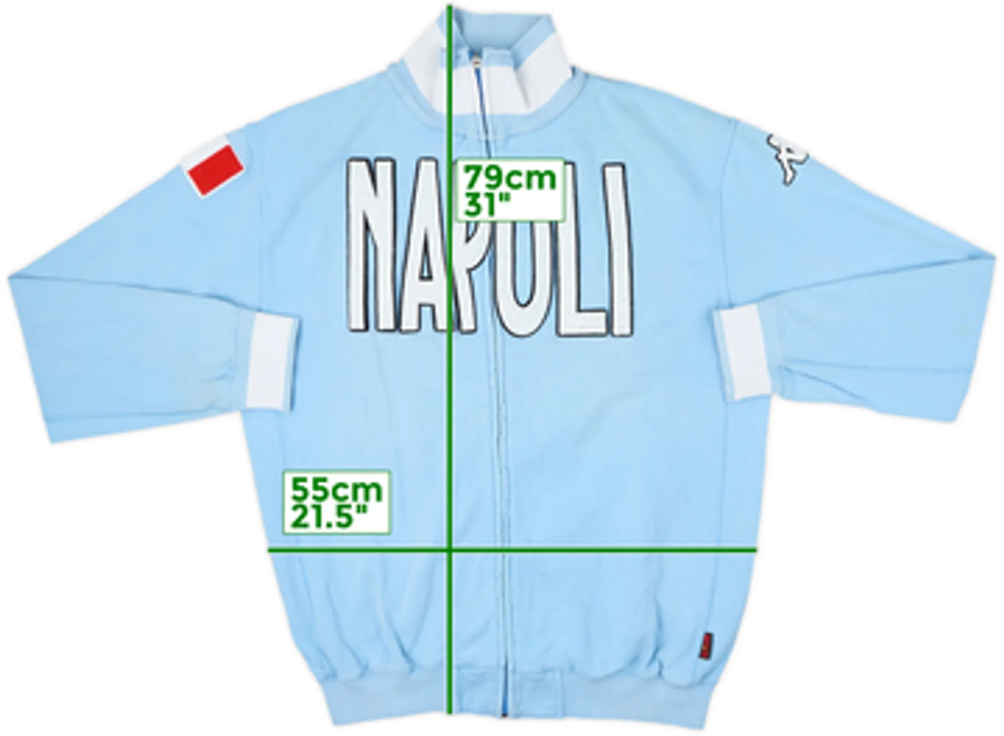 2006-07 Napoli Kappa Track Jacket - 5/10 - (XL)